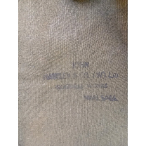British 1944 Pattern Webbing Map Case by John Hawley & Co