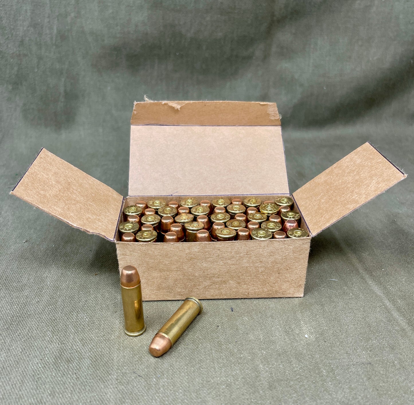 Reproduction Vietnam-Era Box — 50 INERT .38 Special Ball Cartridges