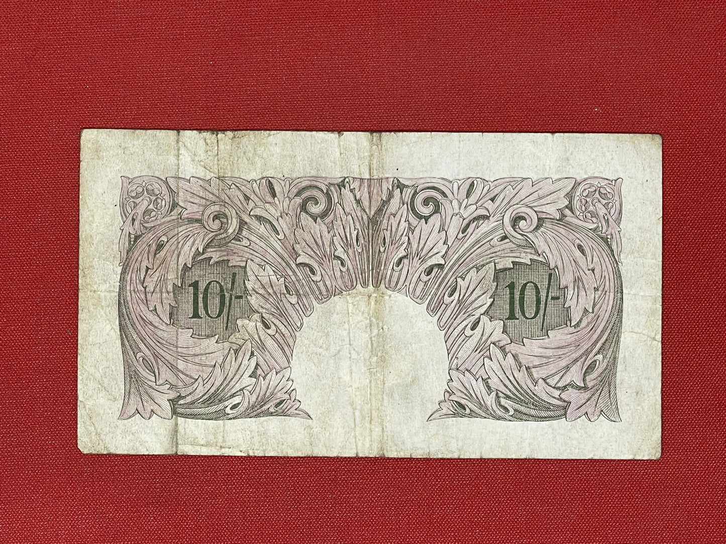 K.O. Peppiatt, 10 Shilling, L77D912245 ( Dugg. B.251) Emergency Issue Series
