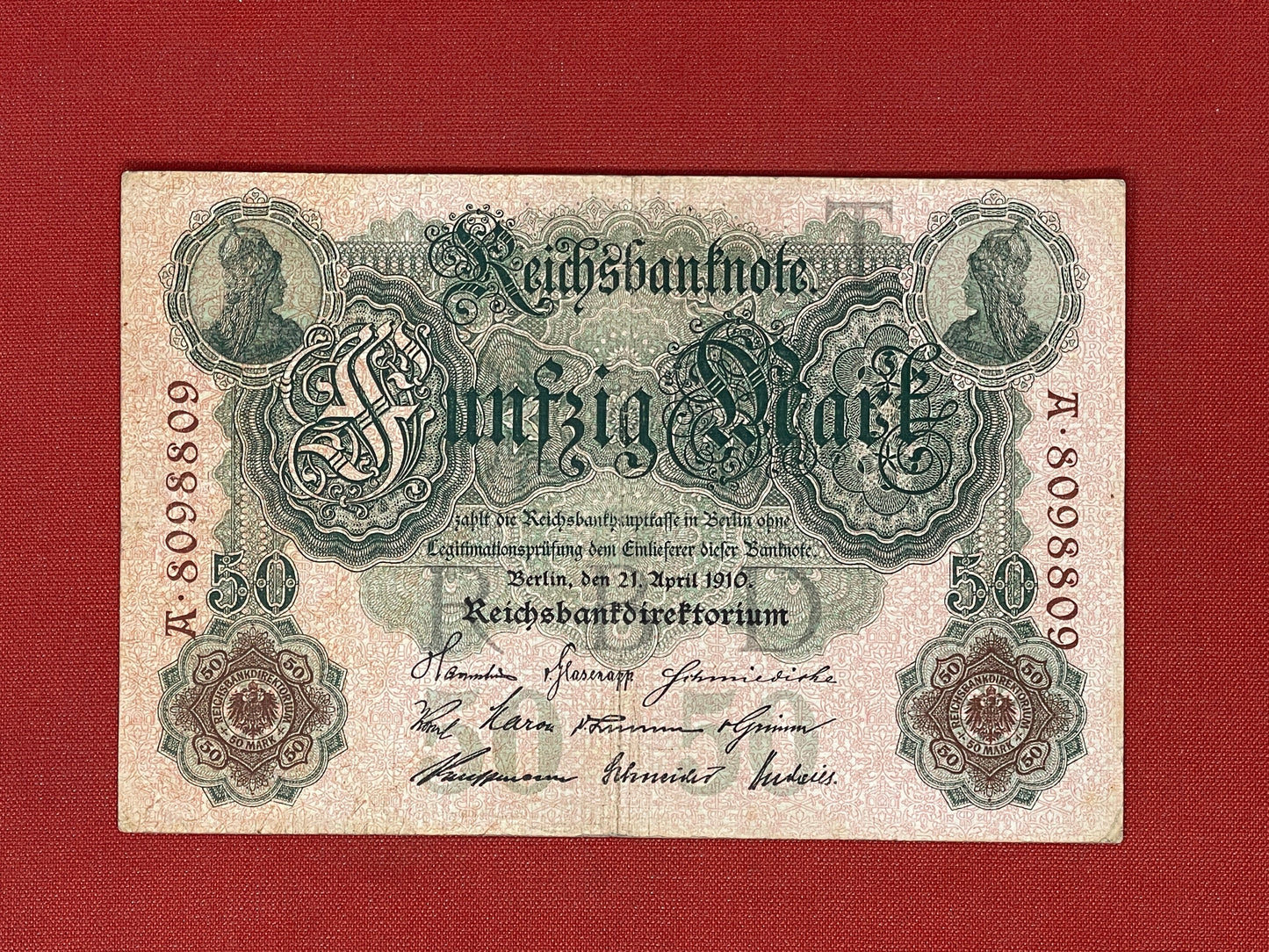 Imperial Bank. 1883-1918. 50 Reichsmark