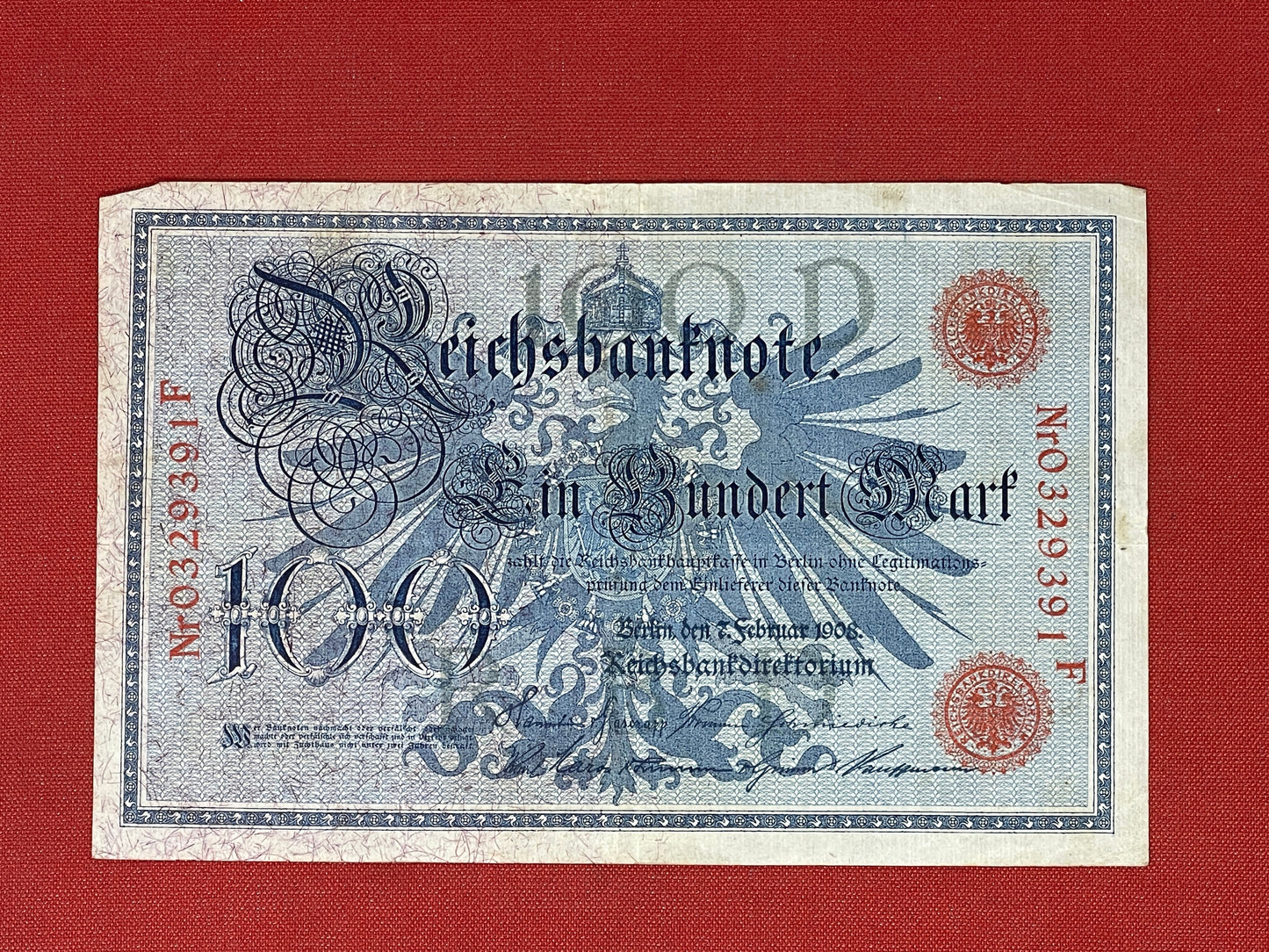 German 100 Reichsbanknote