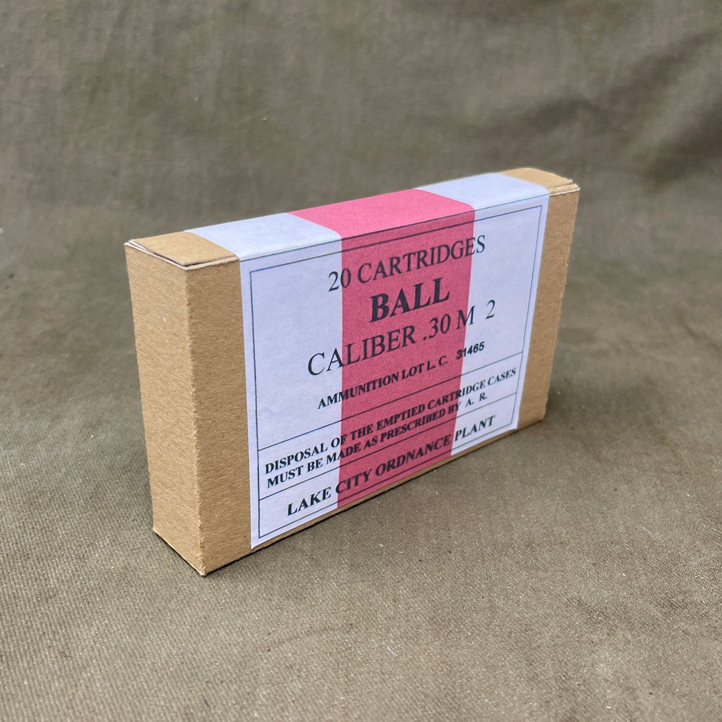 1 x Box .30-06 Springfield Inert Rounds