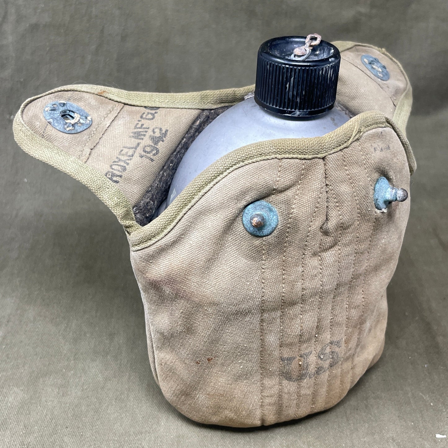 Original World War Two US Army Canteen, Cup and Cover