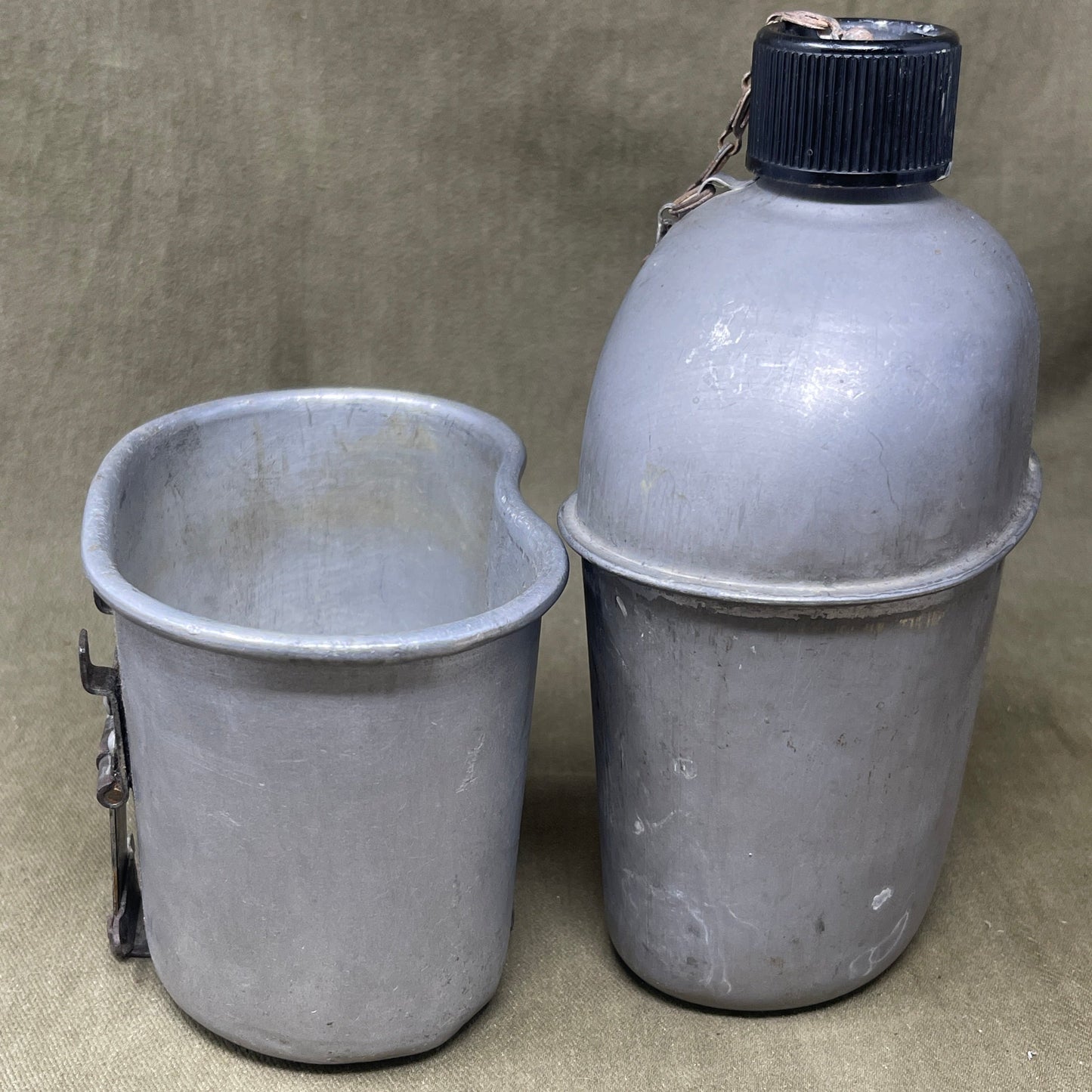 Original World War Two US Army Canteen, Cup and Cover