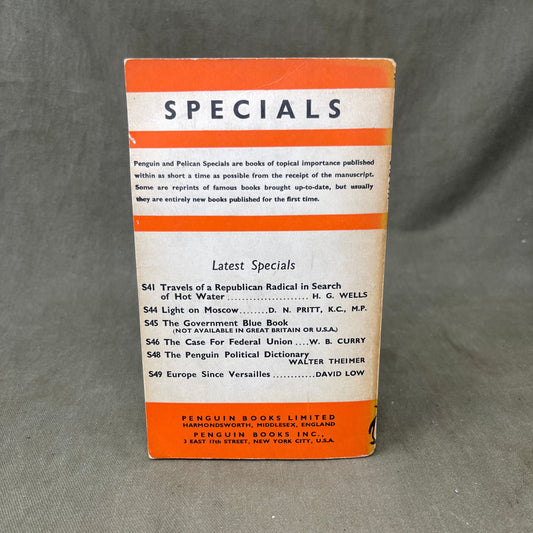 Original Wartime Why Britain Is At War by Harold Nicolson