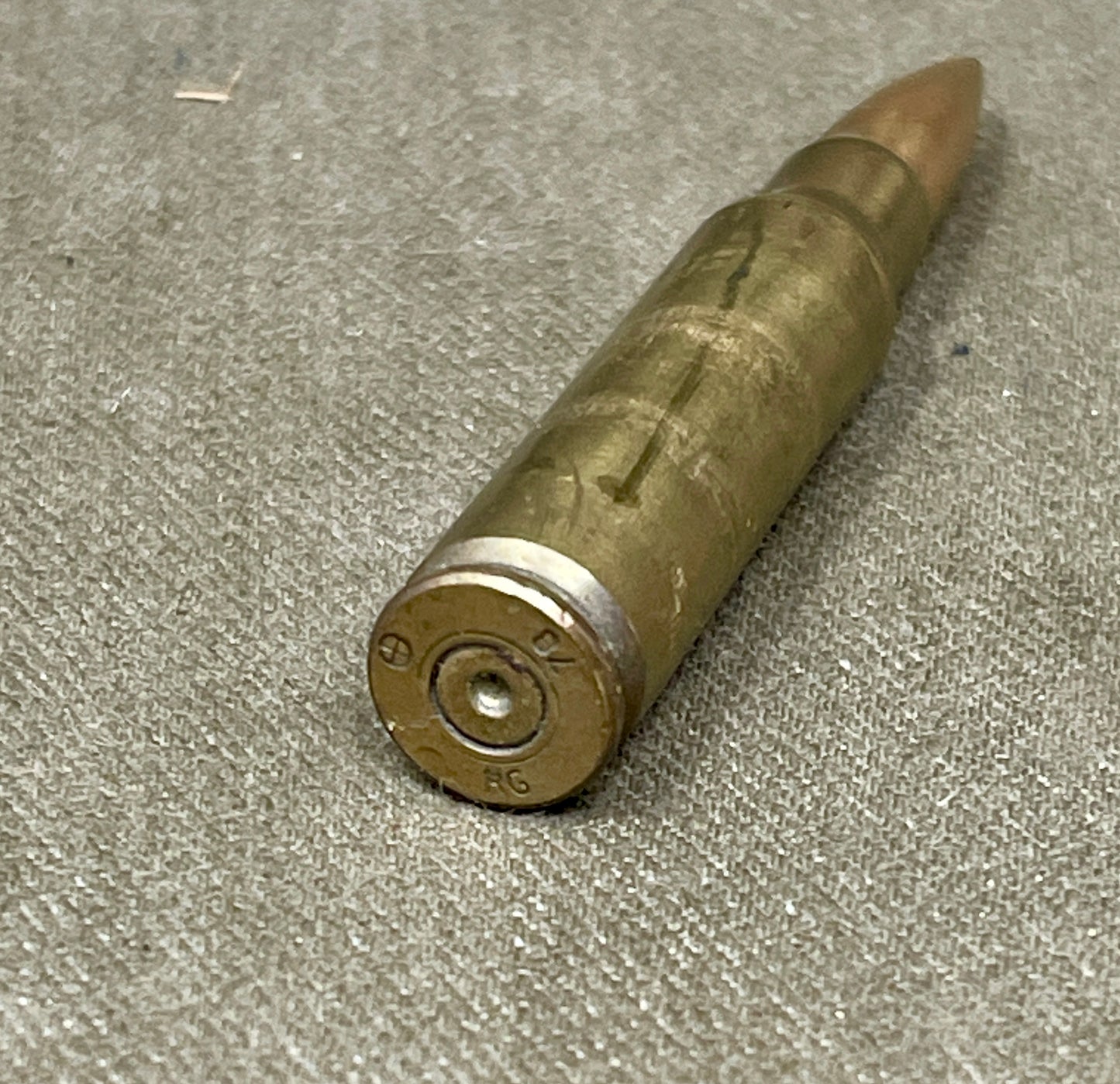 Inert 7.62mm British Round – 1978 Dated RG (Radway Green) | Collectible Ammunition