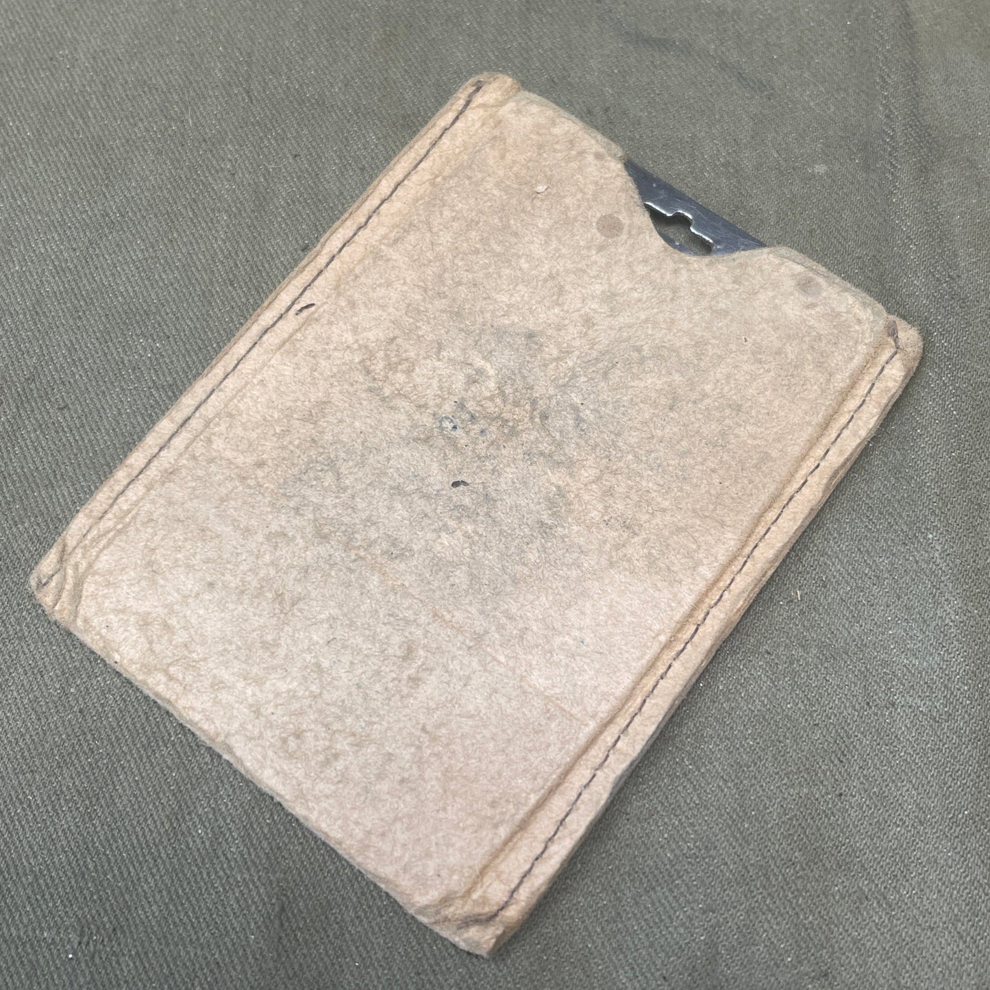 Original British Army Metal WW2 Mirror & Case