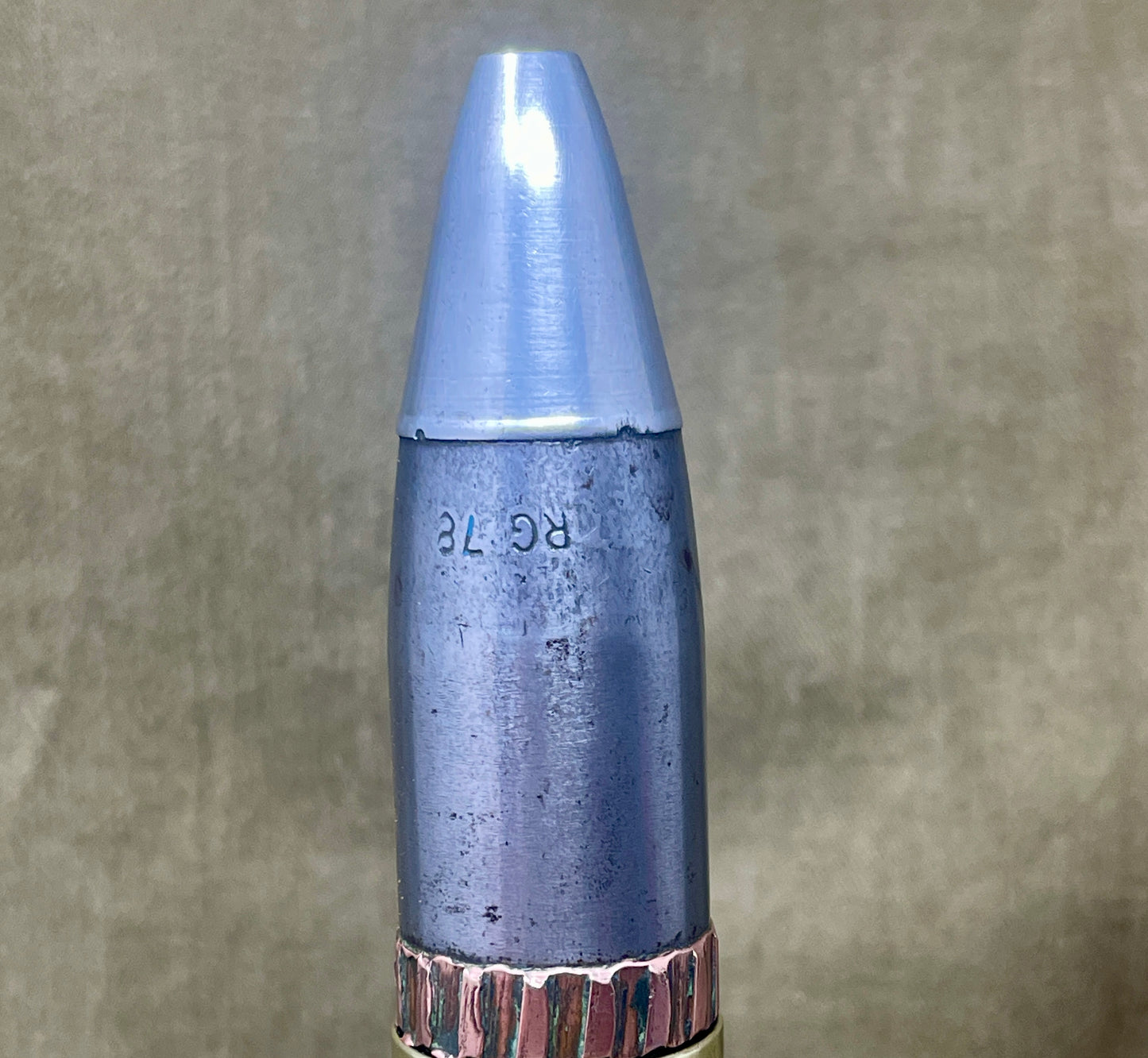 30mm Rarden AFV Brass Shell Case & Projectile – Matching RG 1978