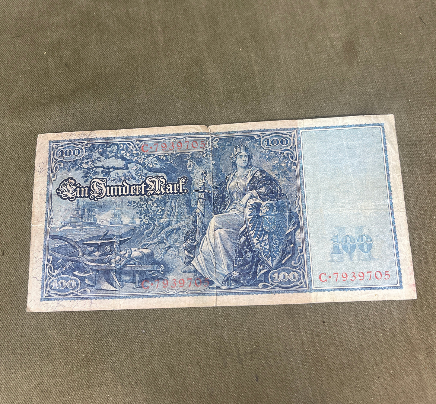 German 100 Reichsbanknote