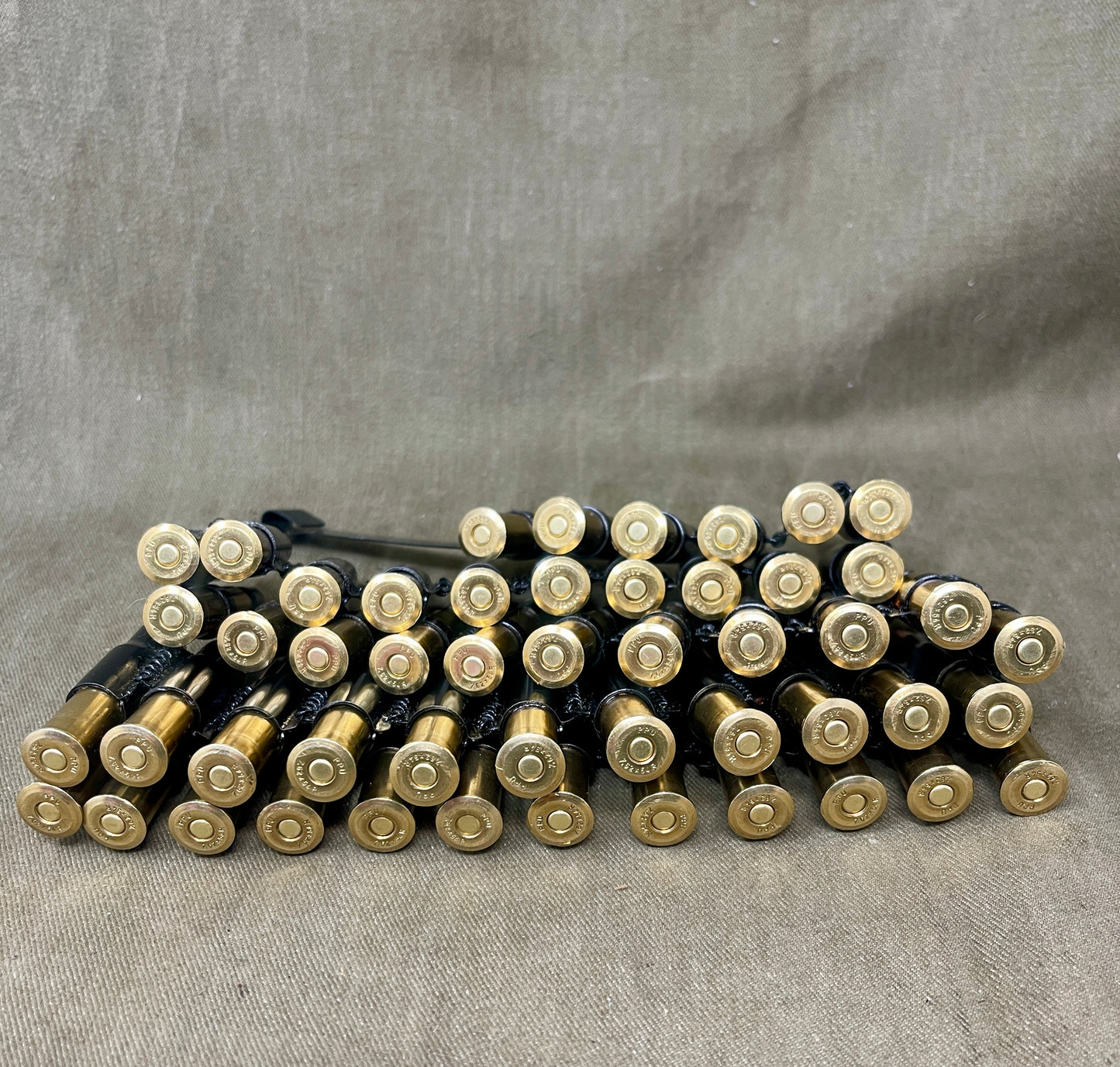 Original Russian Maxim Ammunition box . With 50 x INERT 7.62x54 Round