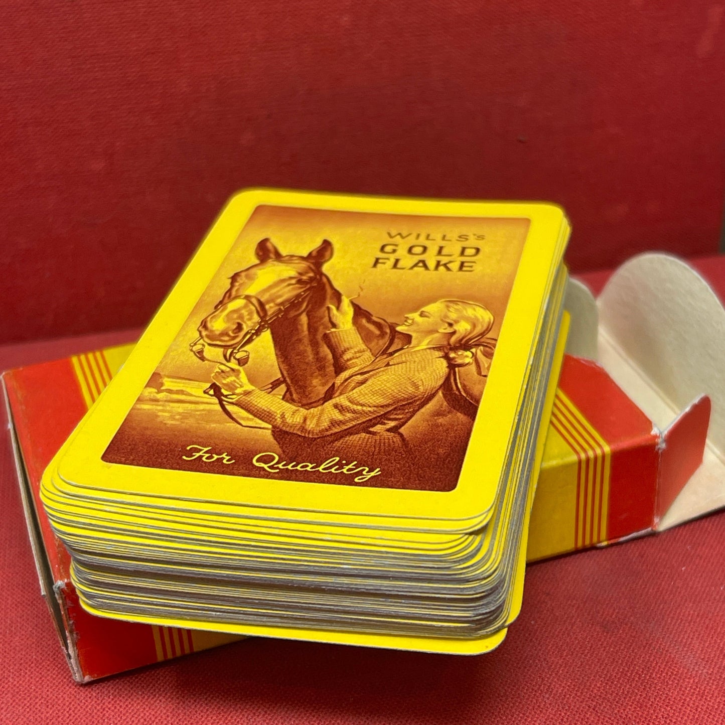 Vintage British Wills Gold Flake Playing Cards