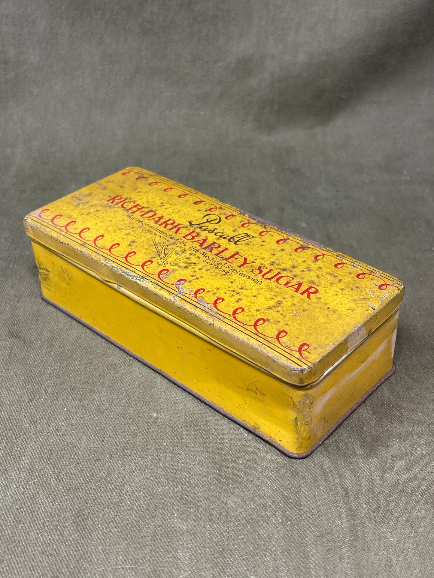 Vintage Pascall Dark Barley Sugar Tin