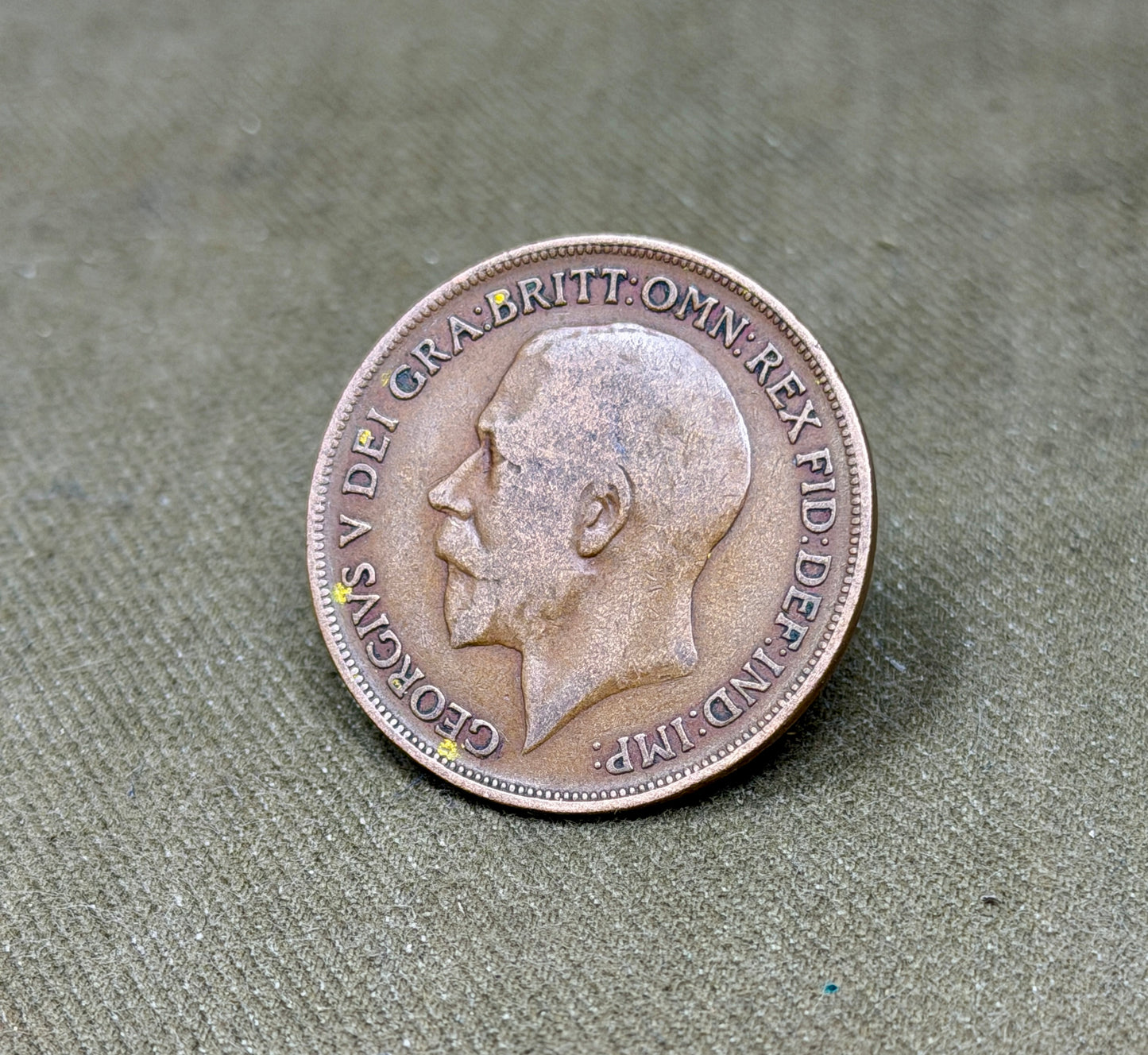 King George V One Penny dated 1914