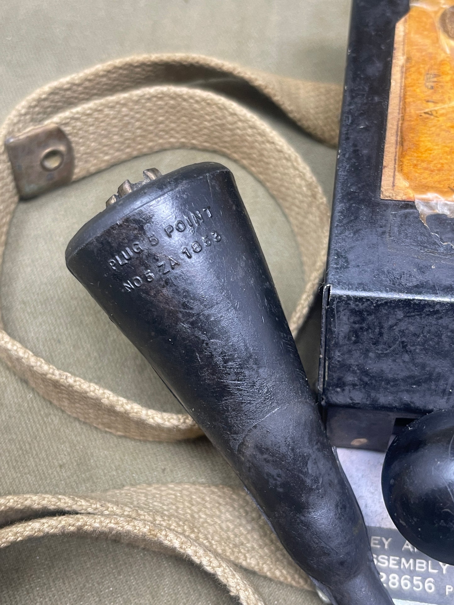 British Army Key and Plug Assembly No 19 ZA28656