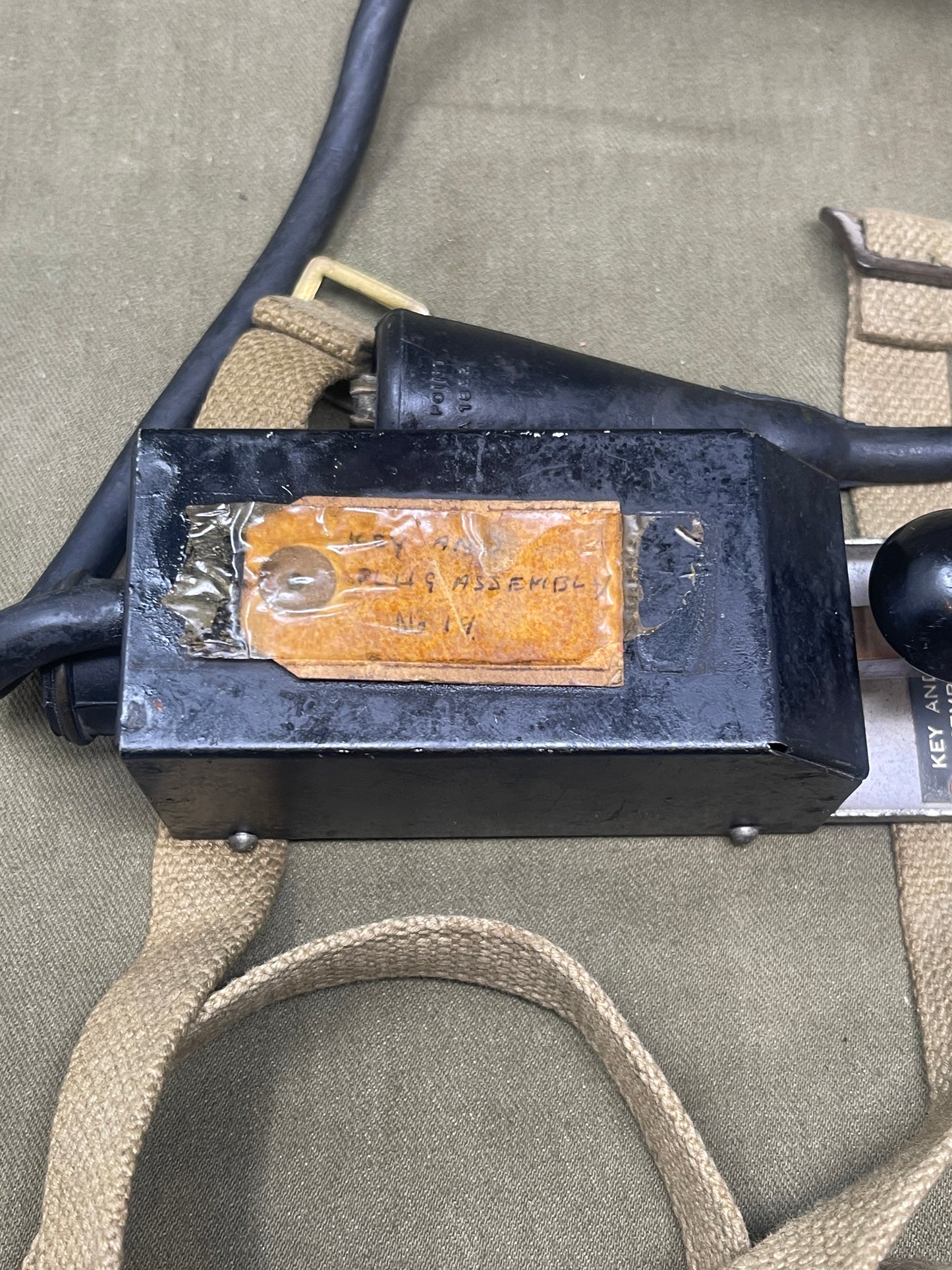 British Army Key and Plug Assembly No 19 ZA28656