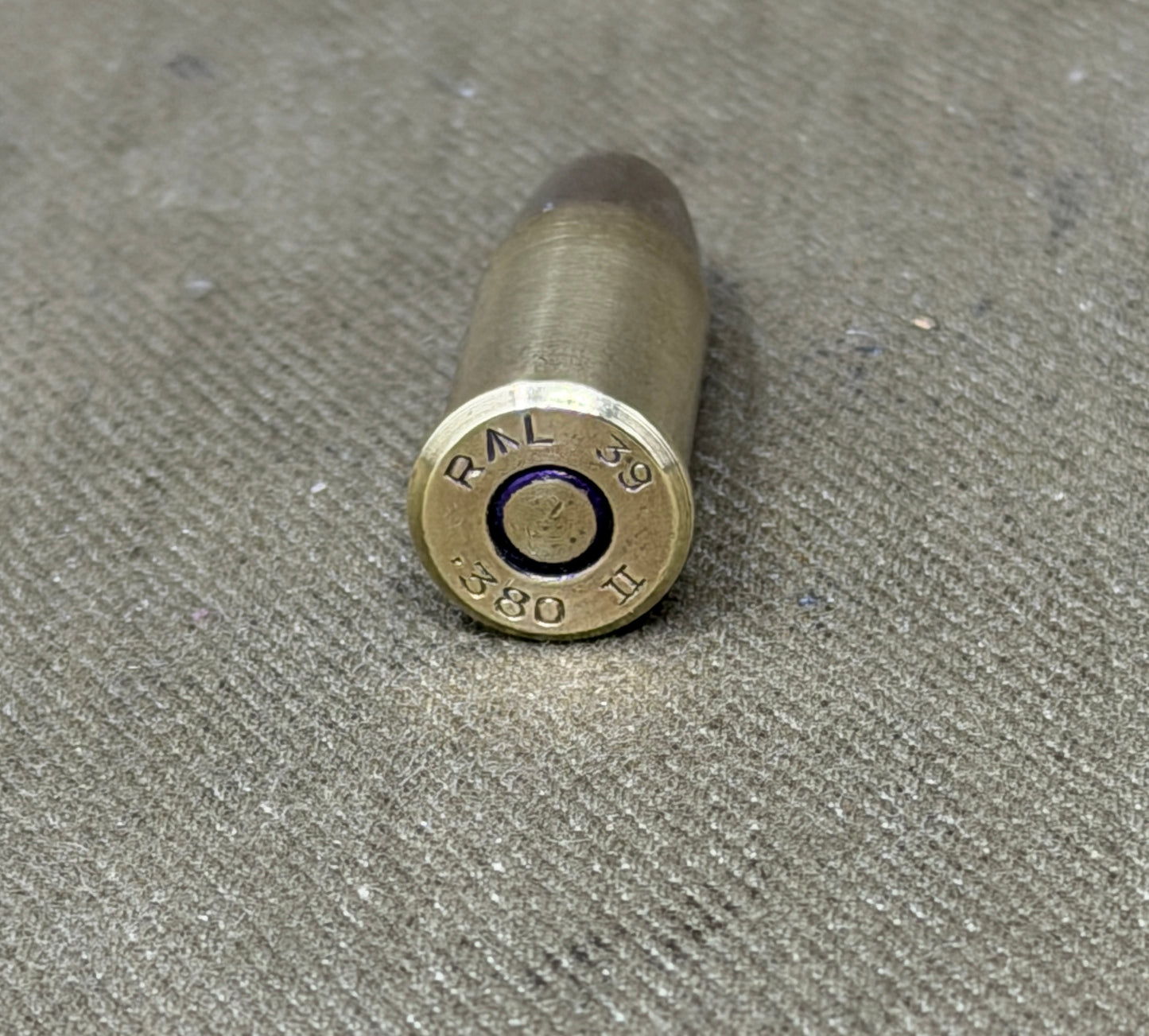 .380 INERT British 1939 Dated Webley Revolver Brass Cartridges RL Royal Laboratory