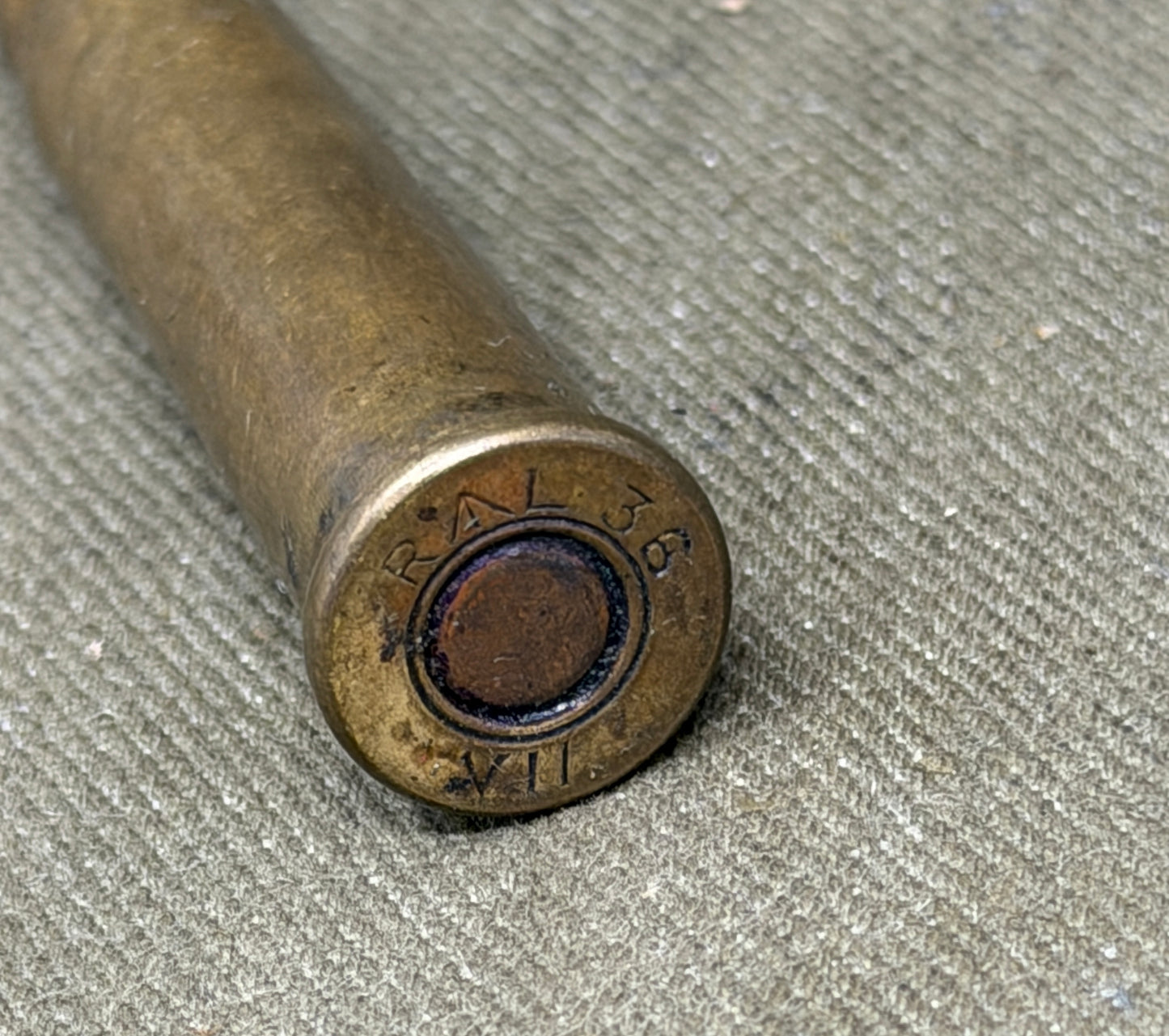 Inert .303 British Round – RL 1938 Headstamp (Royal Laboratory, Woolwich, UK)