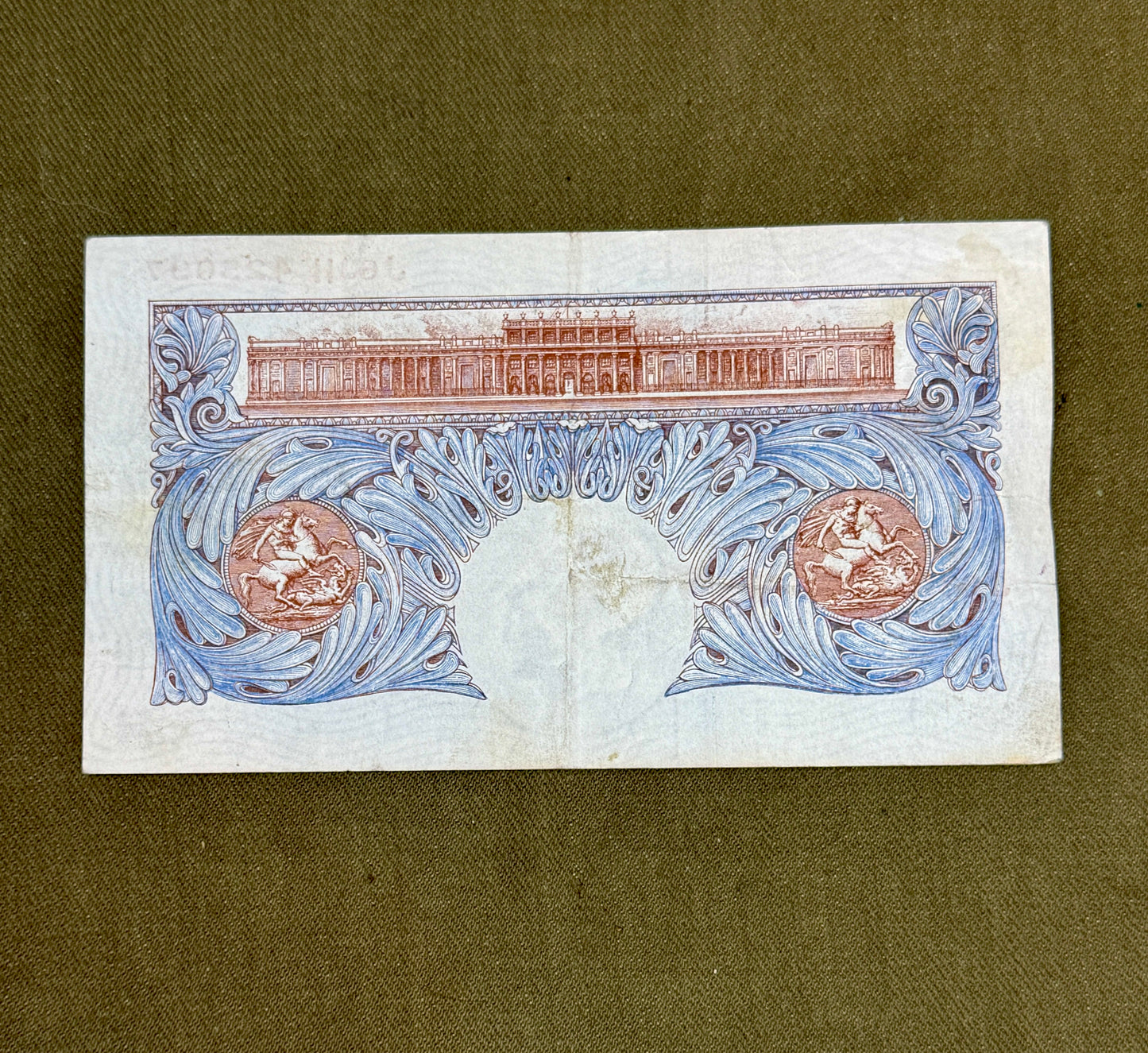 K.O. Peppiatt One Pound Emergency Issue Banknote J63H425097– British Treasury Note (Dugg. B249)