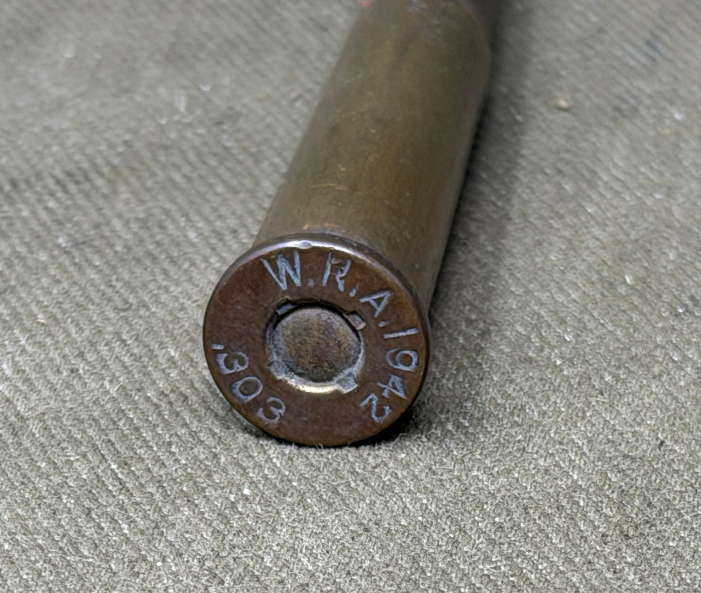 Inert .303 British Round – WRA 1942 (Winchester Repeating Arms, New Haven, USA)