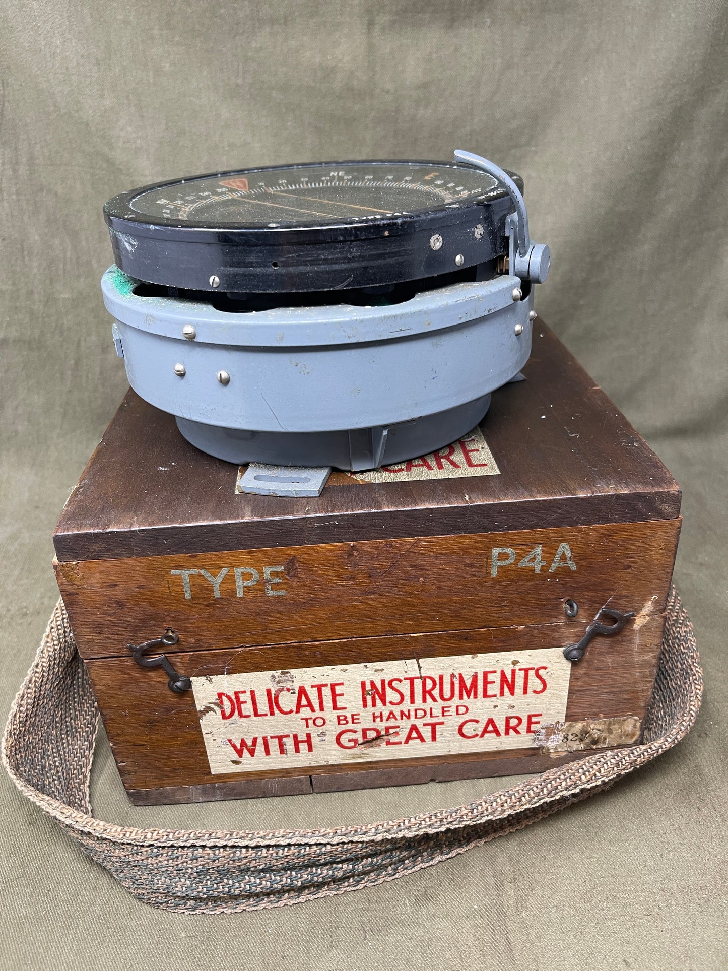 "Royal Air Force RAF Compass, Navigational, Type P4A (RAF Ref 5823T) for Sale β Collectible WWII Aviation Artifact"