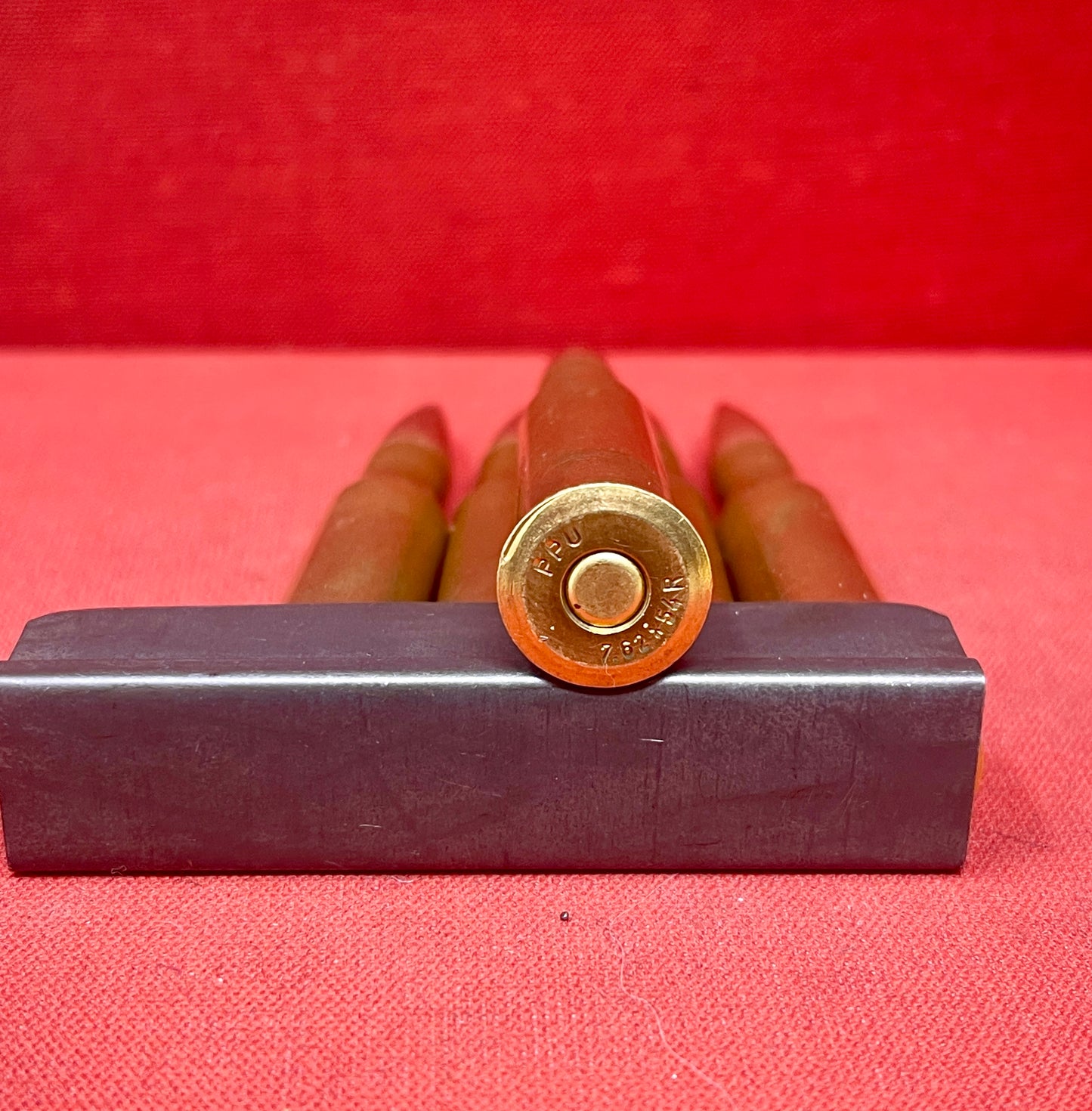 "5x Original 7.62x54mm Russian Inert Cartridges with Stripper Clip – For Sale"