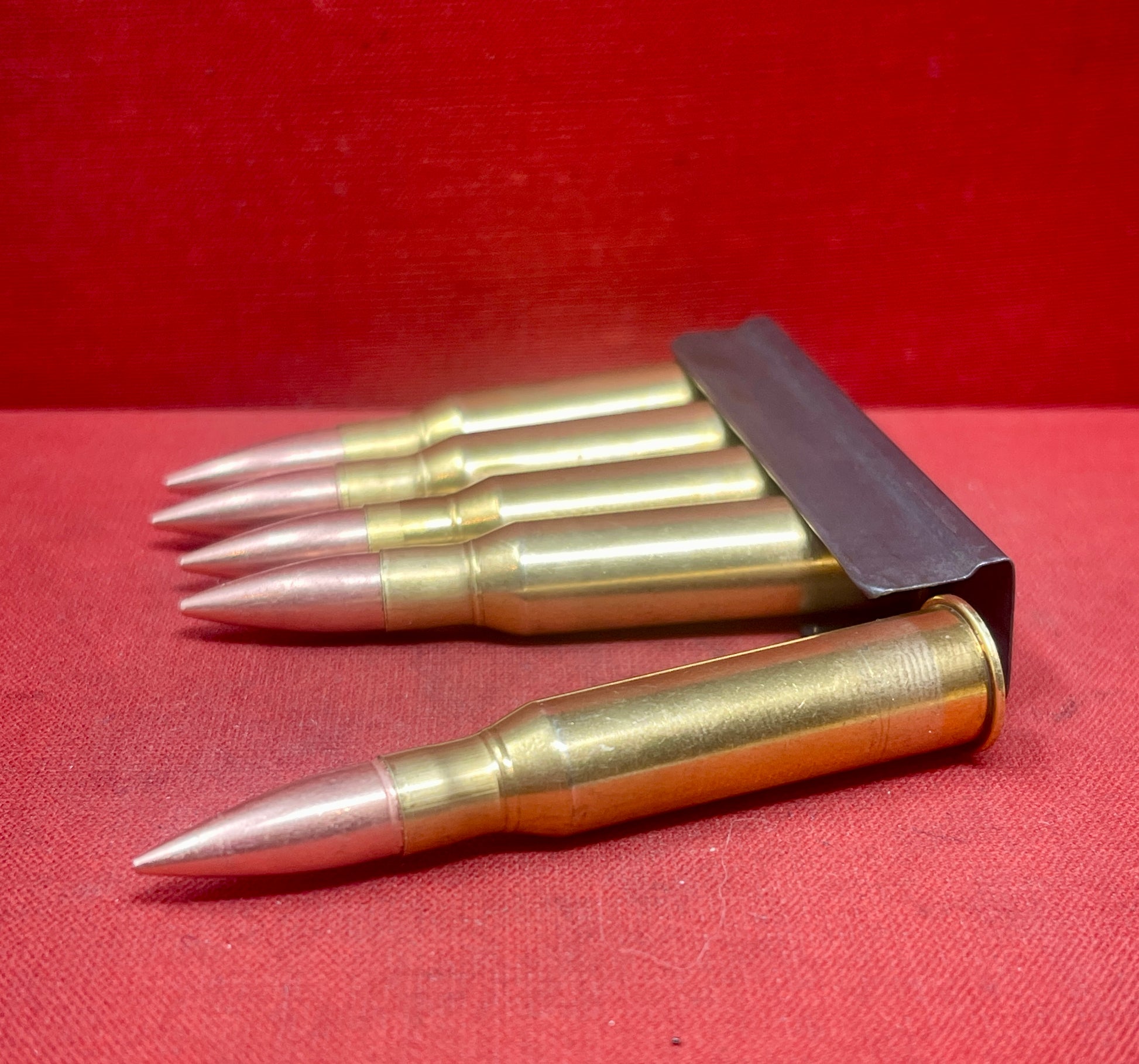 "5x Original 7.62x54mm Russian Inert Cartridges with Stripper Clip – For Sale"
"5x Original 7.62x54mm Russian Inert Cartridges with Stripper Clip – For Sale"
"5x Original 7.62x54mm Russian Inert Cartridges with Stripper Clip – For Sale"