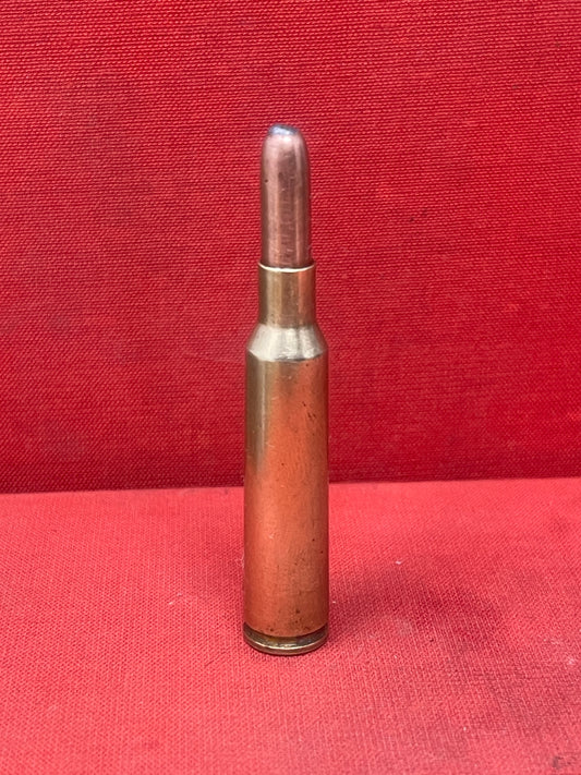 "Discover the 6.5x55mm Swedish INERT cartridge by Norma—an exceptional collectible showcasing precision craftsmanship and rich military history."