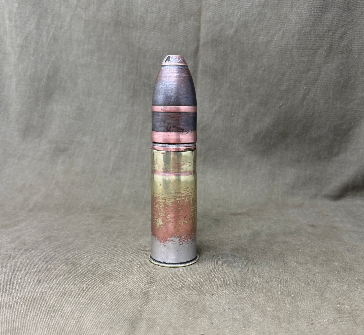 WW1 37mm Pom-Pom Dummy Round – Original Drill Ammunition Boer War Era