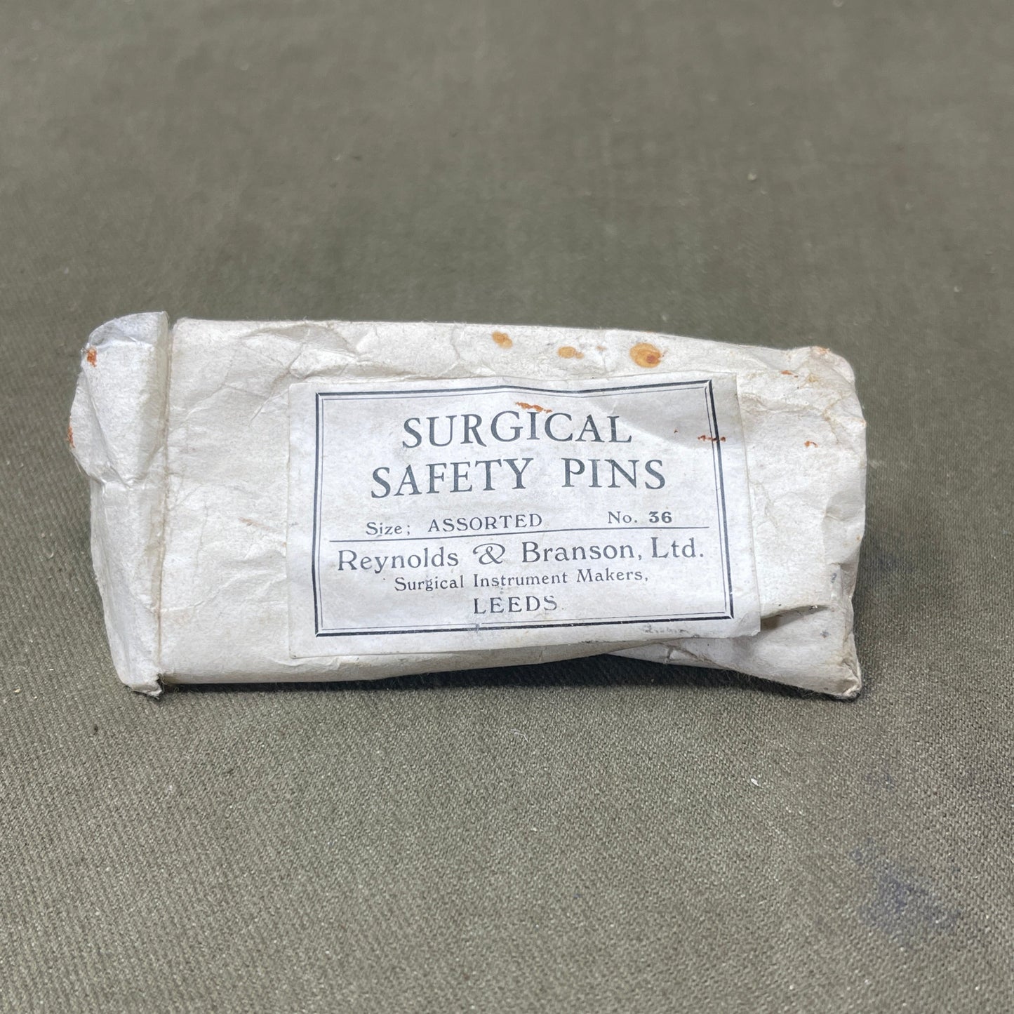 WW2 Vintage Pack of Safety Pins