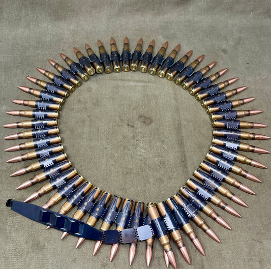 7.92x57 Inert MG34/MG42 Machine Gun Belt – 54 Rounds with Starter Tab