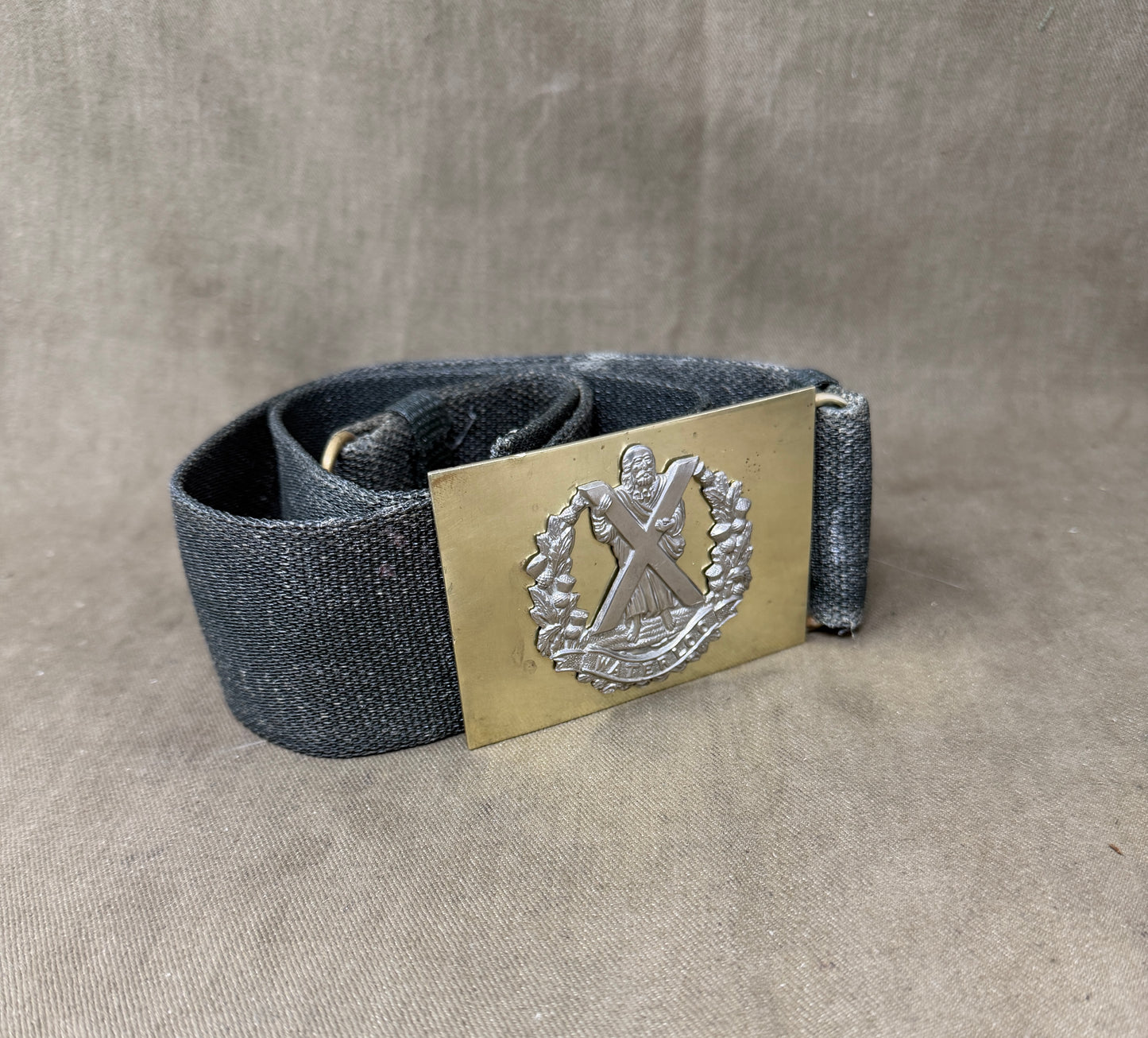 Original British Army Black Watch Stable Belt – Royal Highland Regiment