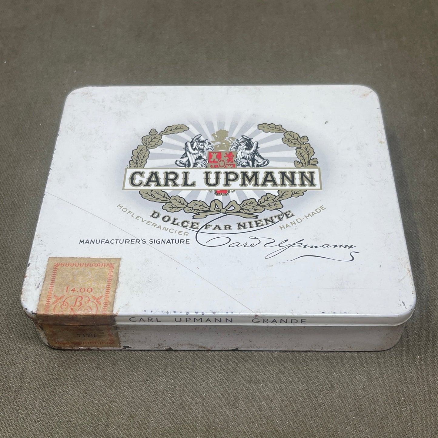 Empty Tin Carl Upmann Dolce Far Niente