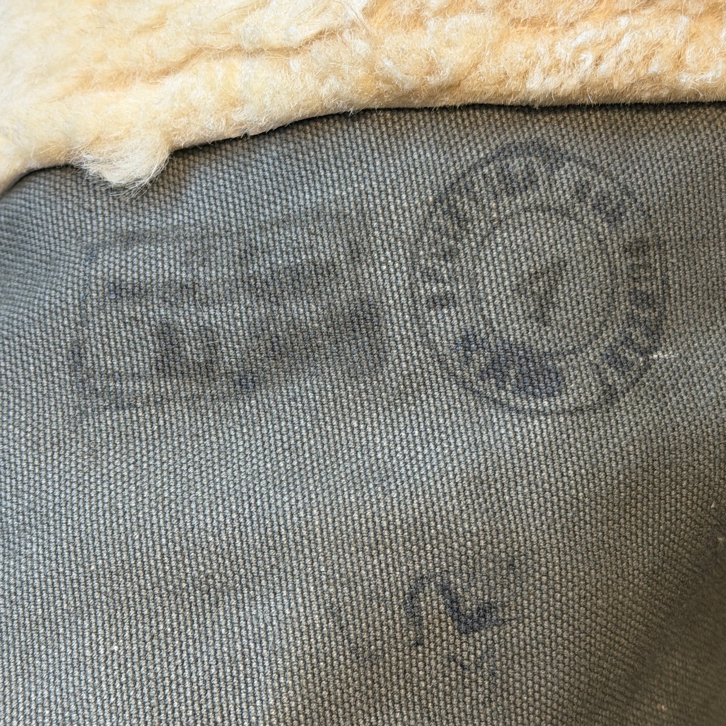 Original Swedish Army M1909 Sheepskin Lined Canvas Field Coat – WW2 Era