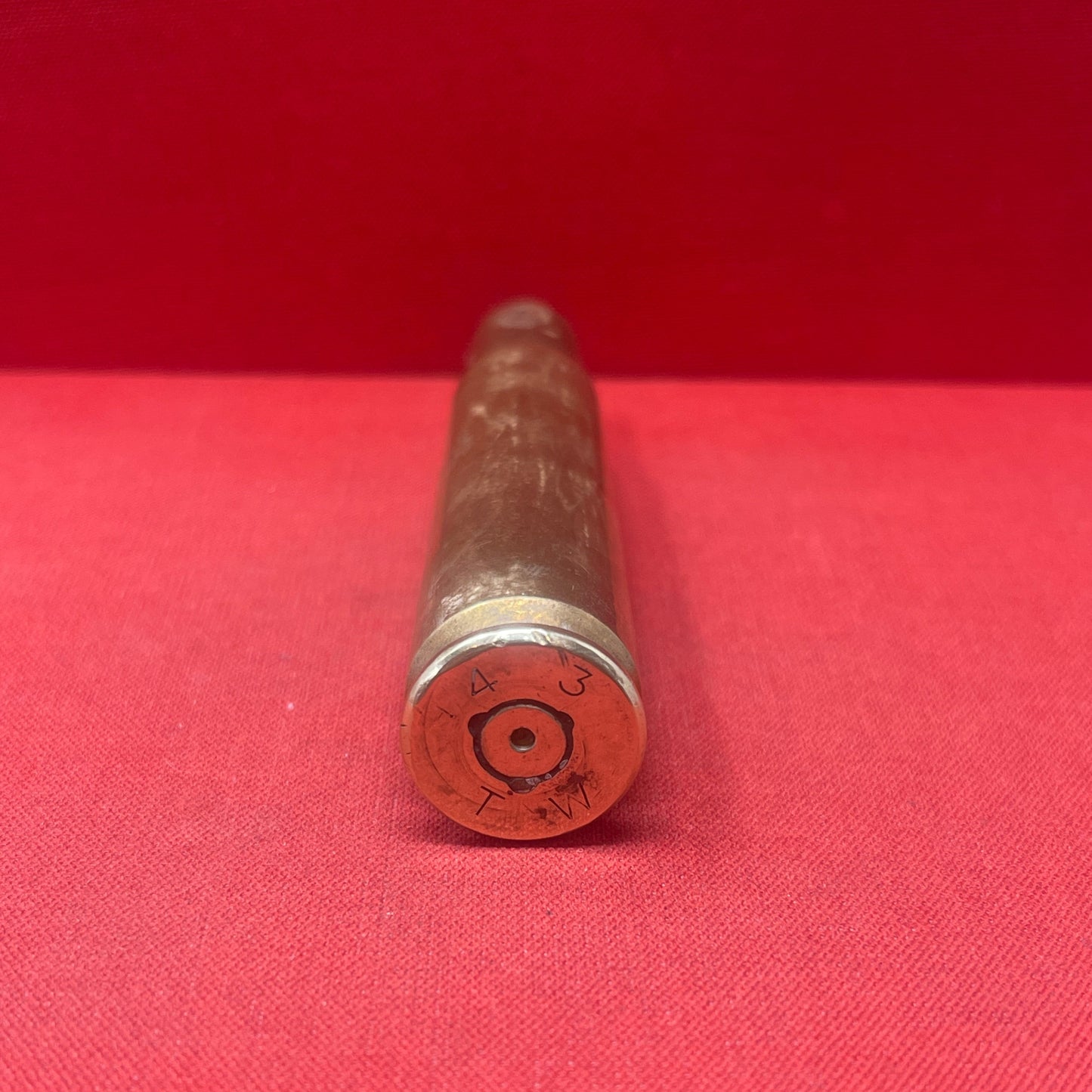US 50 Cal Cartridge 1943 TW = Twin Cities Ordnance Plant - Minneapolis, Minnesota.