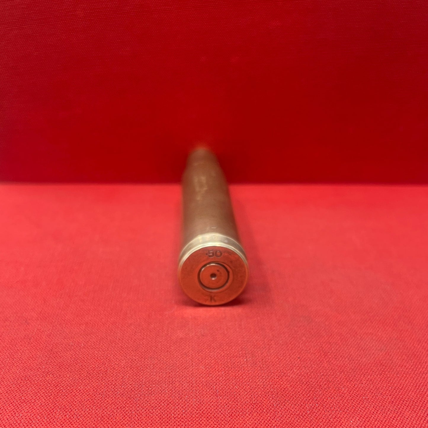 British .50 Cal Drill Cartridge Case K – Kynoch & Co, Witton, Birmingham, UK