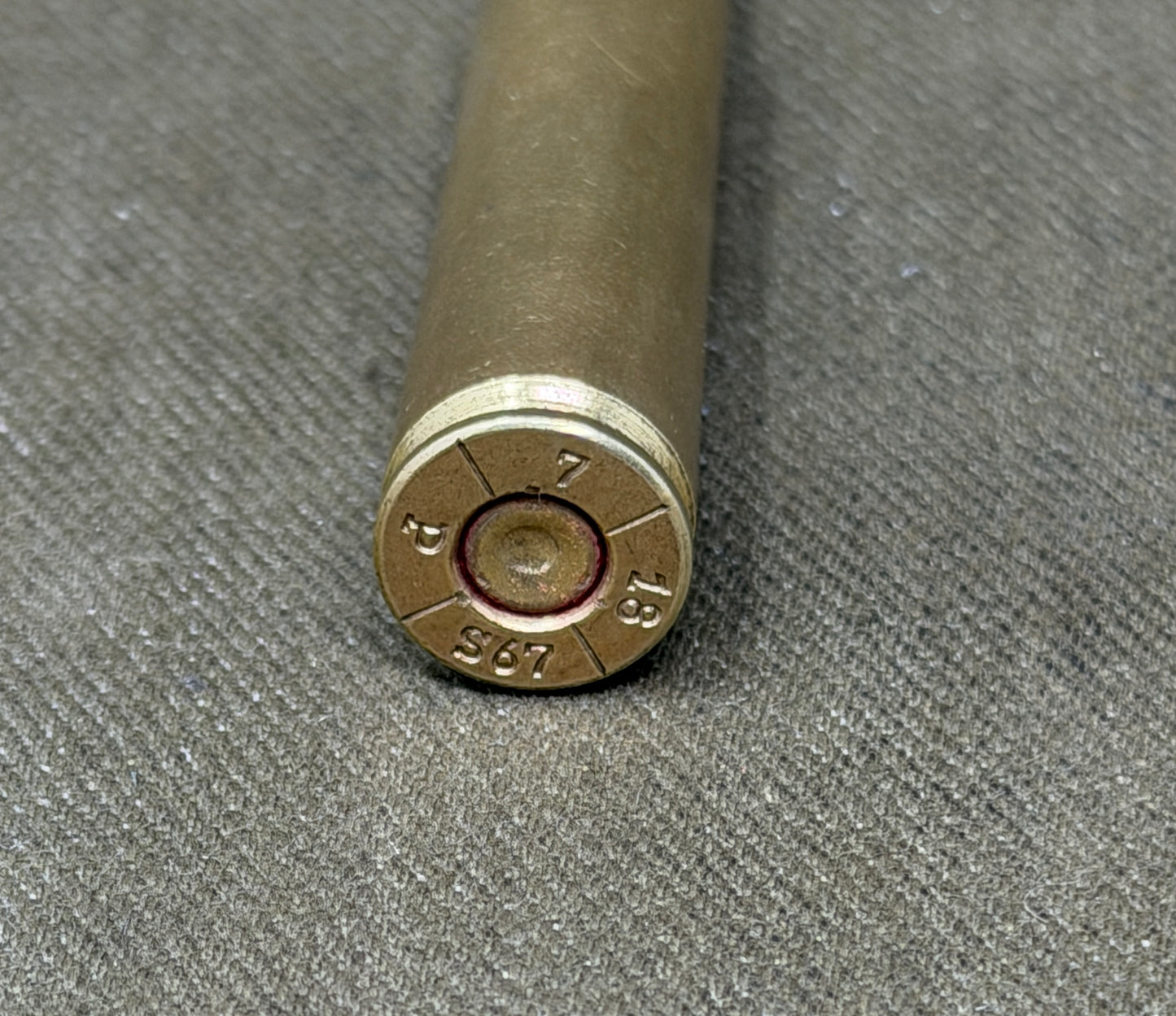 INERT German 7.92×57 Mauser Round – P S67 1938 Wehrmacht Cartridge – Pre-WW2 German Ammunition