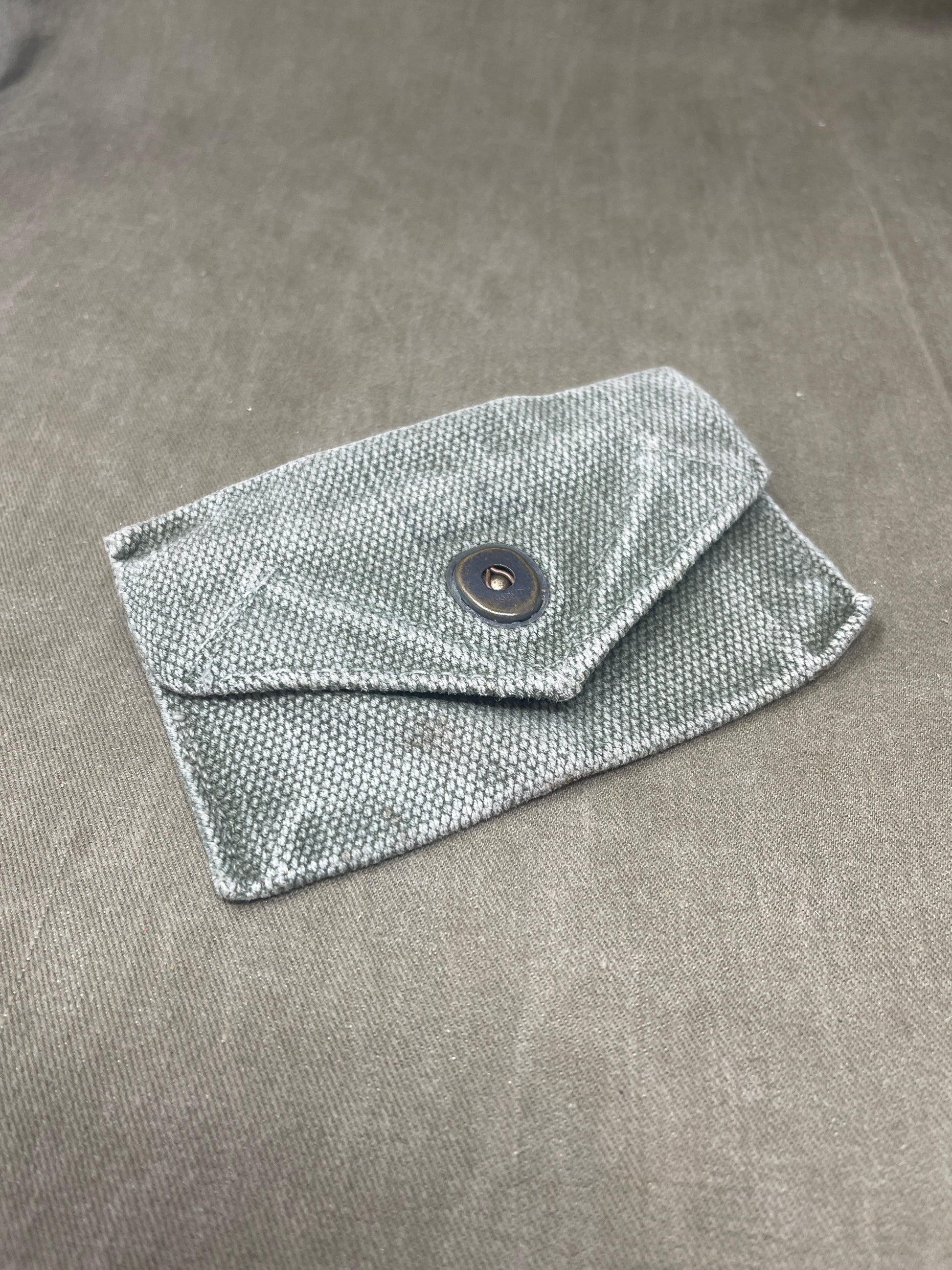 WW2  Green US Army Carlisle Dressing  Pouch