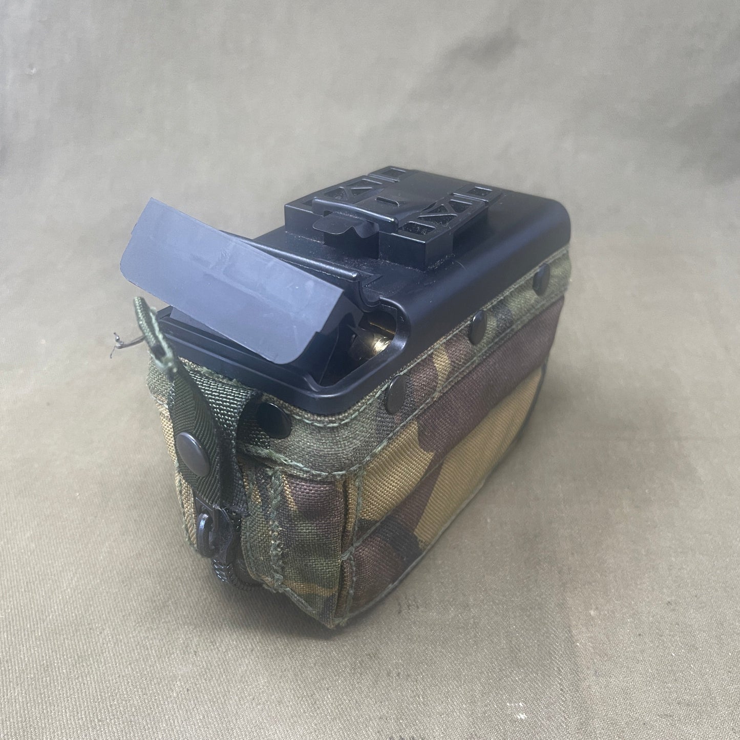 British 100 x 5.56 mm Blank DPM Minimi Ammo Pouch