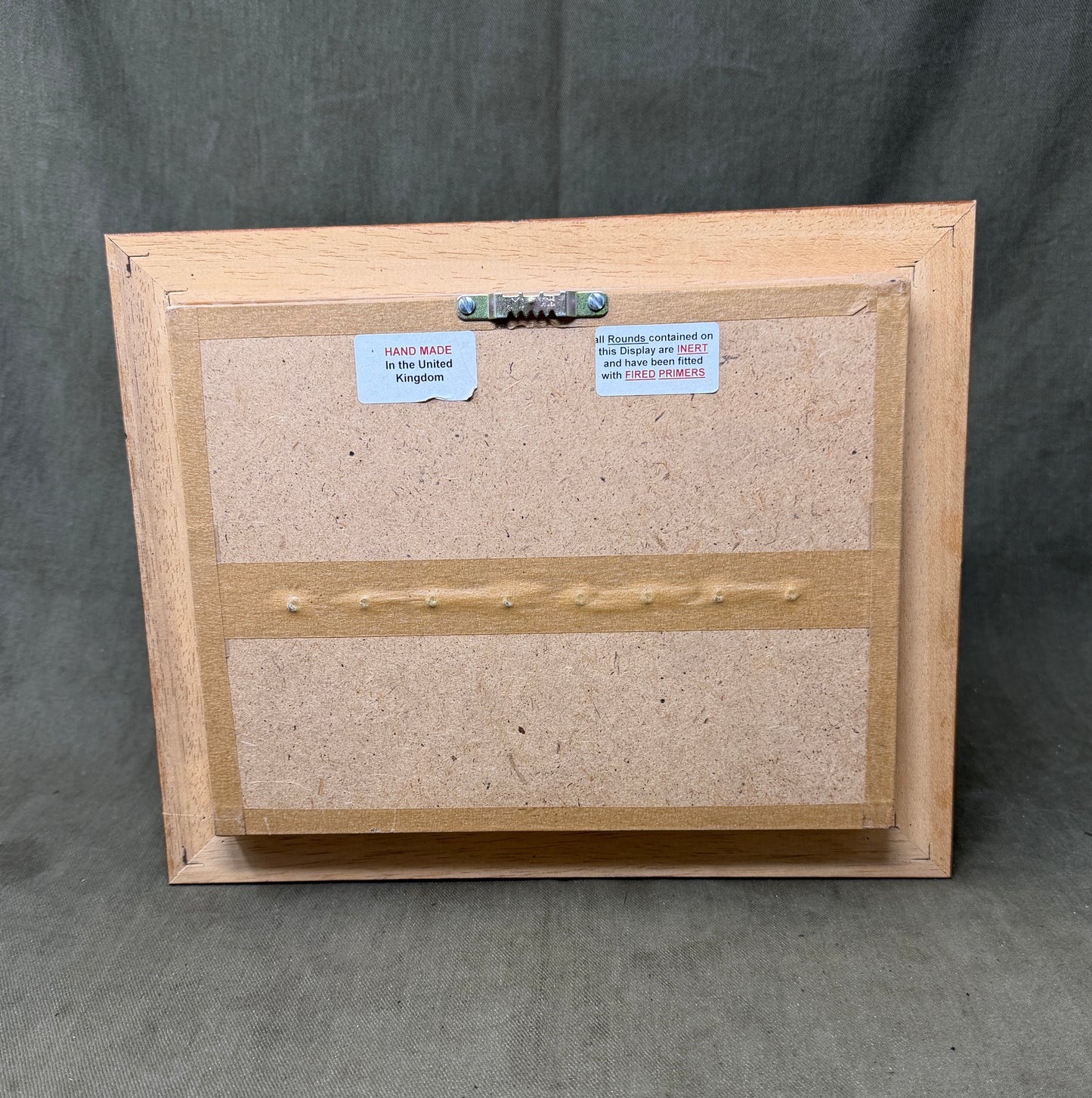 North American Game Rifle Cartridge Display – Framed Inert Ammunition Collection