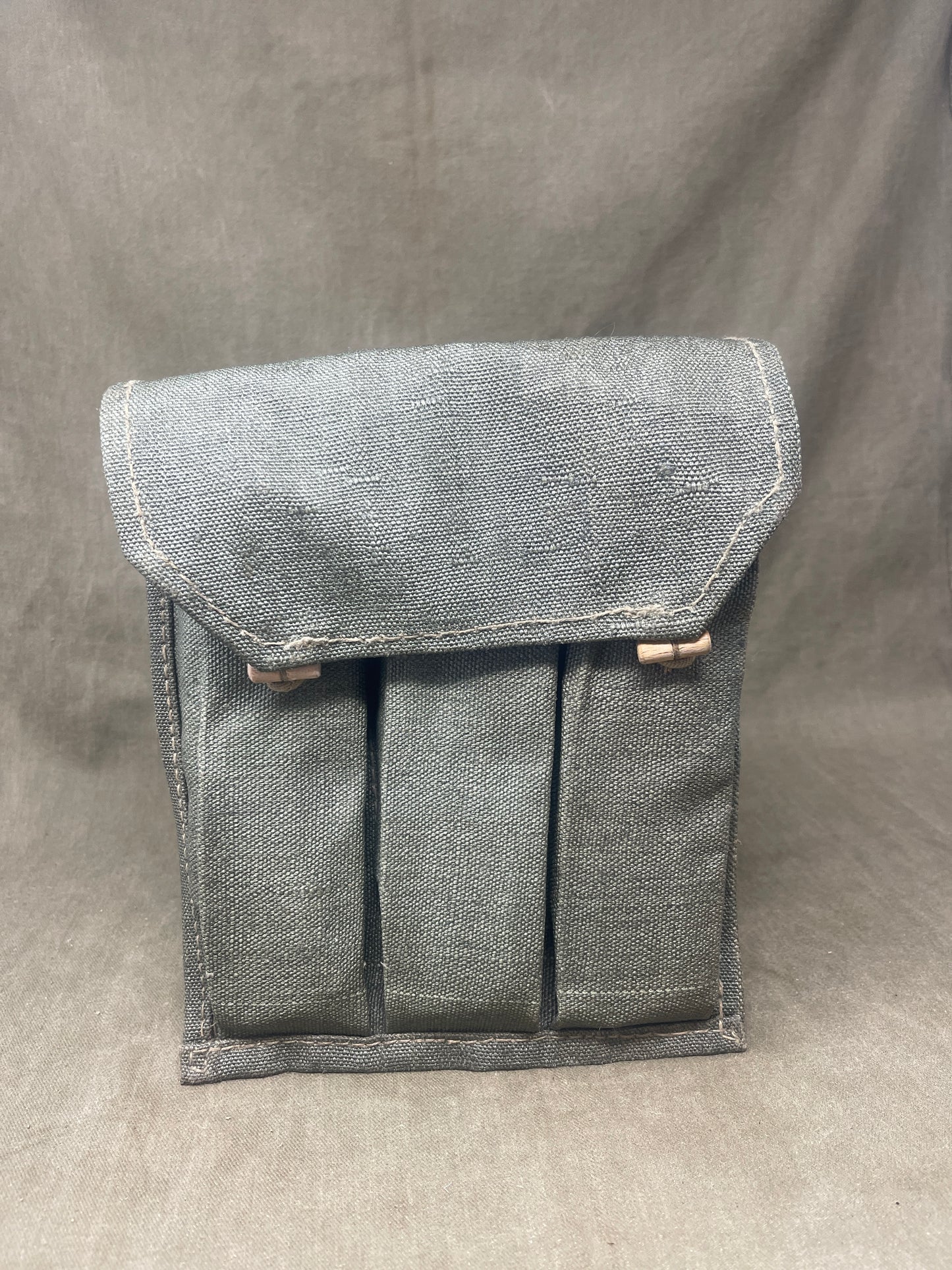 3 x PPS-43 Magazine Pouch with 15 INERT 7.62x25 Rounds β Durable & Authentic