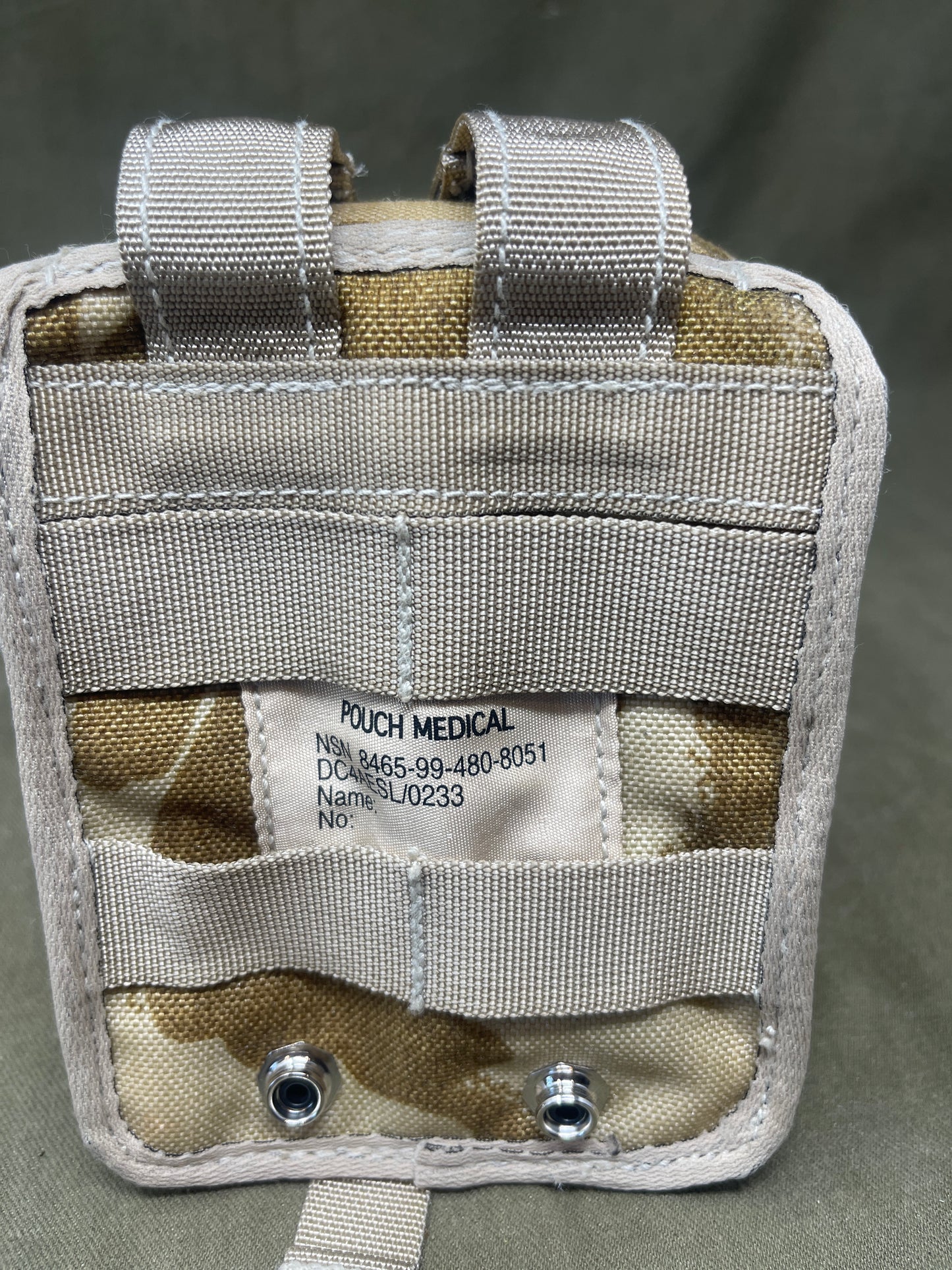 British Army Desert Pattern DPM Pouch Medical