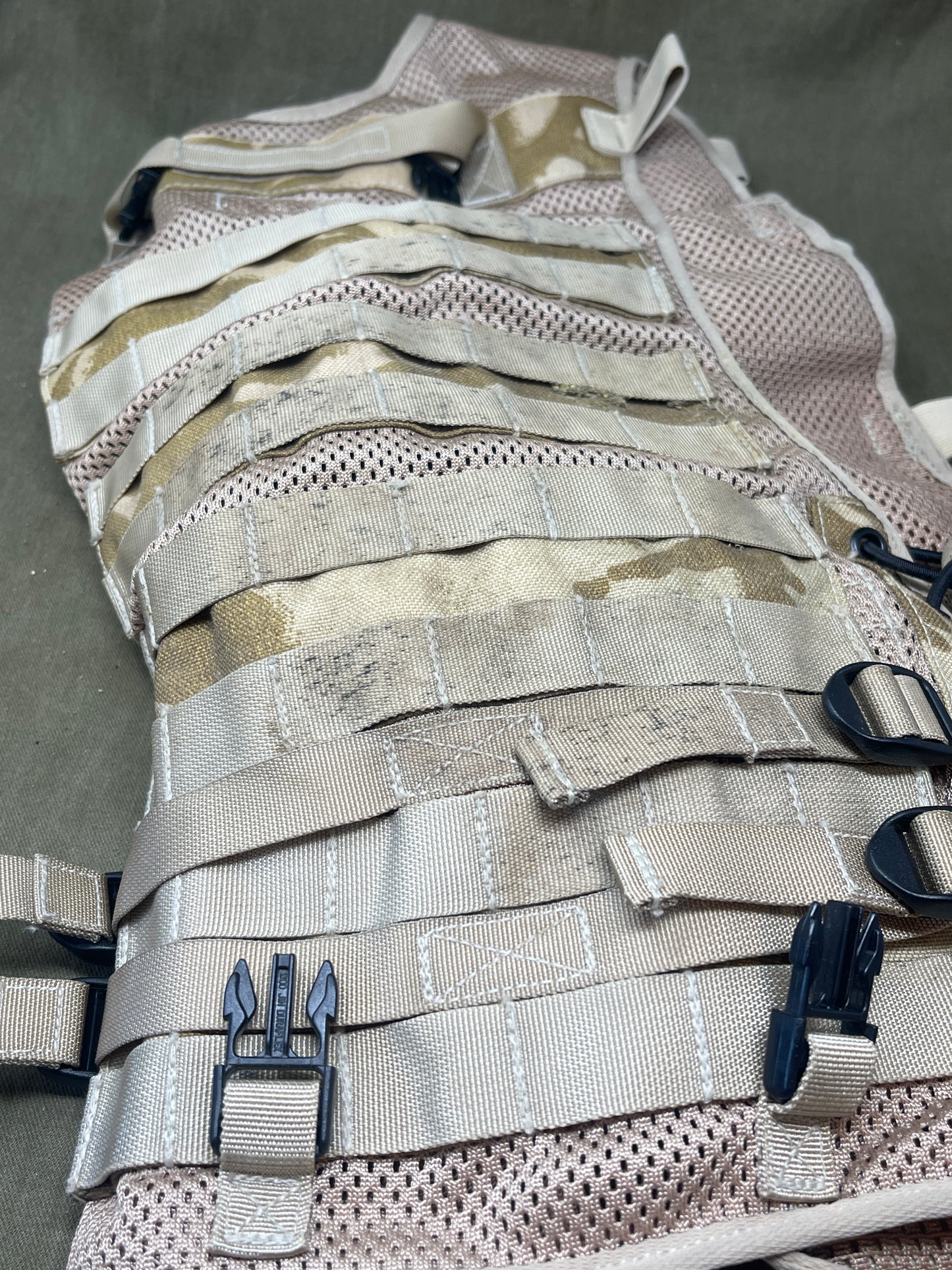 British Army Desert Pattern DPM Vest Tactical Load Carrying