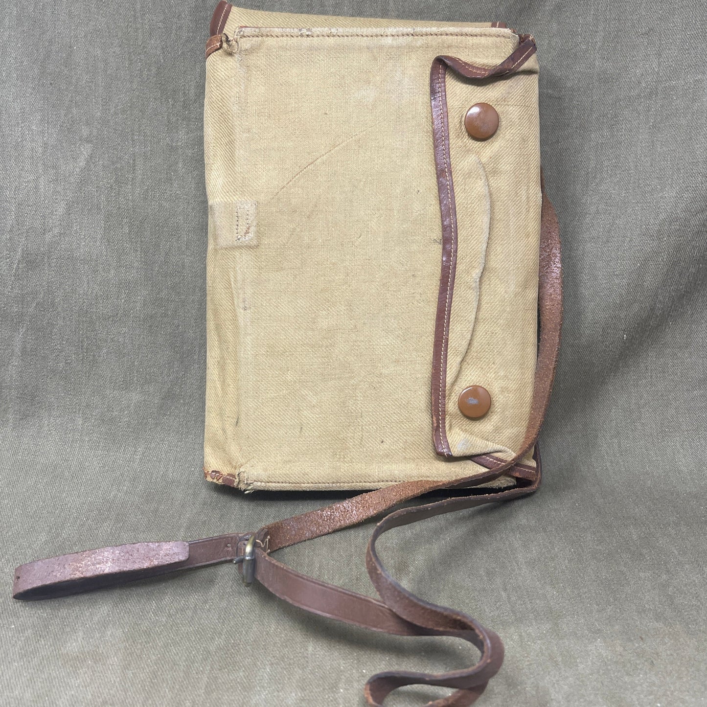 WW1 British Webbing Officers Map Case