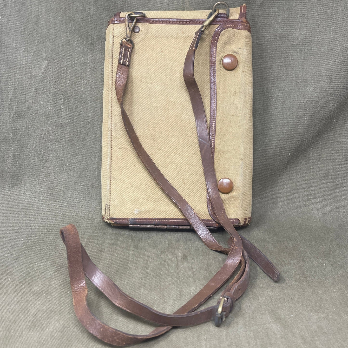 WW1 British Webbing Officers Map Case