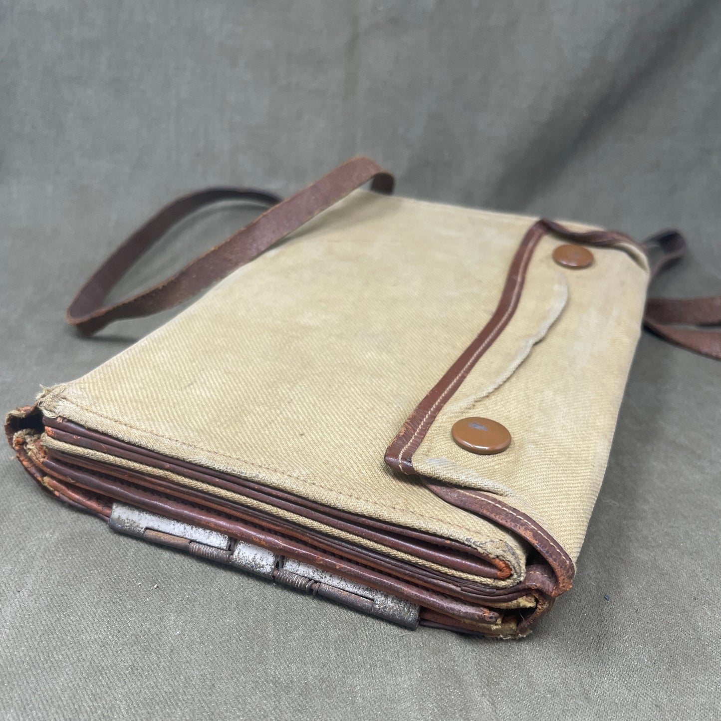 WW1 British Webbing Officers Map Case