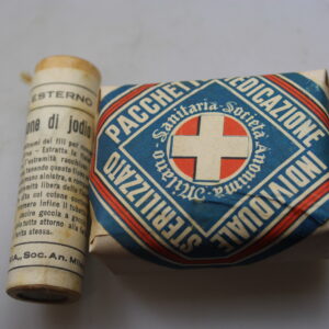 Original WWI Italian Army Pacchetto Individuale Sterilizzato – Personal Medical Field Dressing