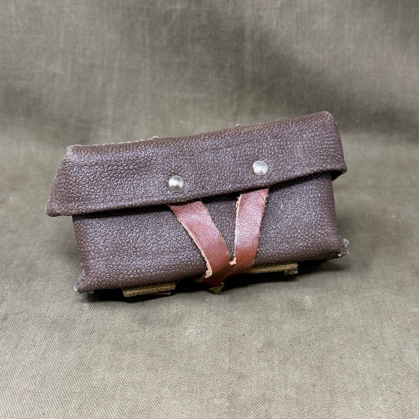 Original Soviet SKS Ammunition Pouch with 3 Stripper Clips & 30 x 7.62×39 Inert Cartridges