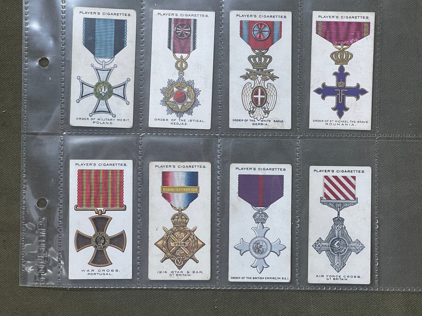 John Player & Sons War Decorations & Medals