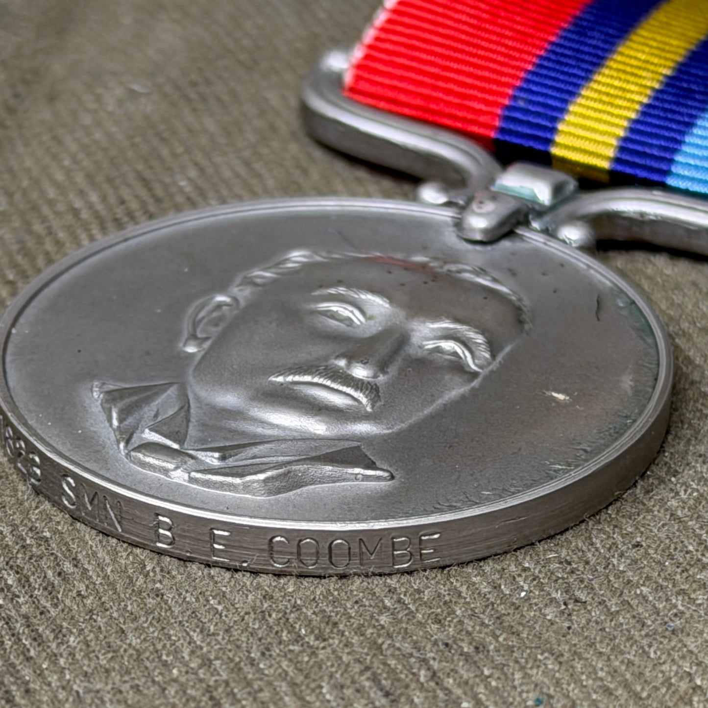 Rhodesia General Service Medal Named to PR71823 SMN B.E. Coombe
