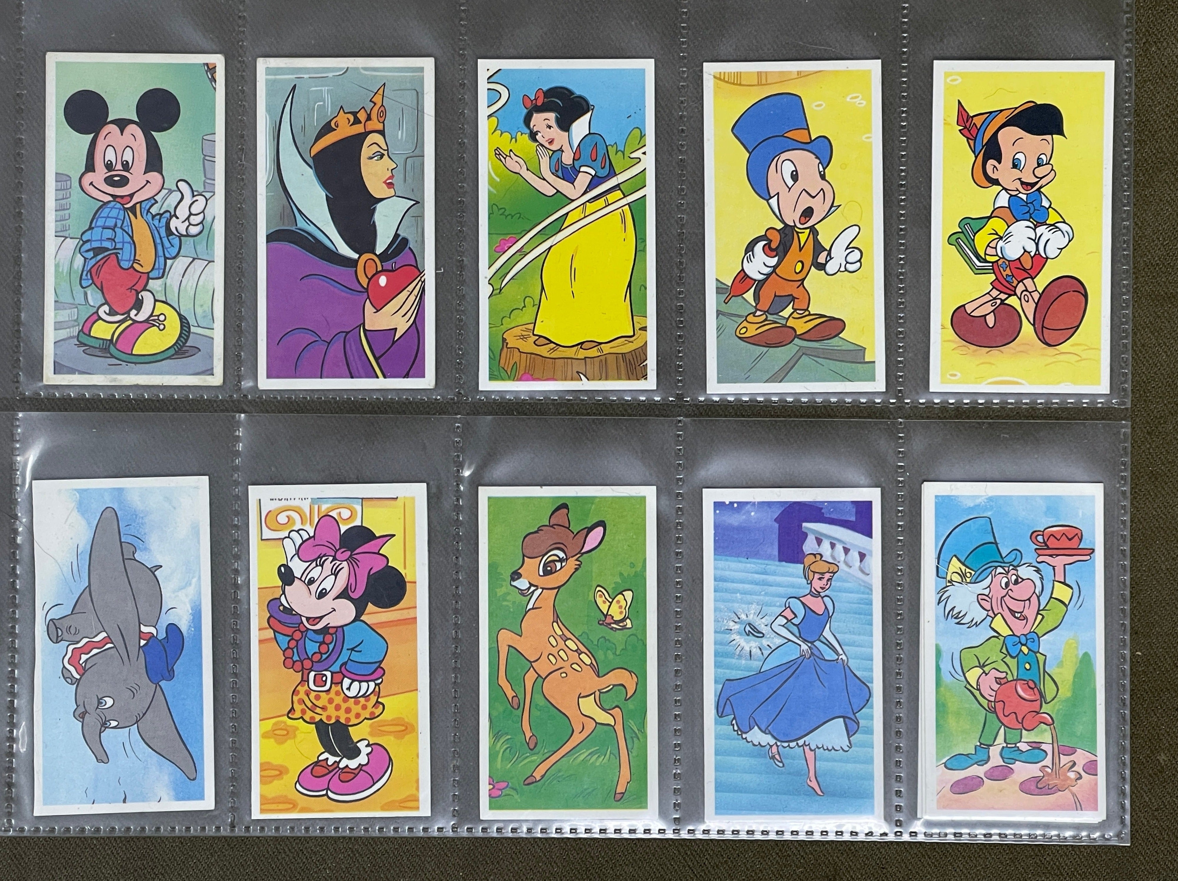 disney cigarette cards WALT - the Magical World of Disney - Brooke Bond Tea Card Set - Disney Favourites Mickey Mouse. Donald Duck Pluto (OS01) Pedro - Lady And The
